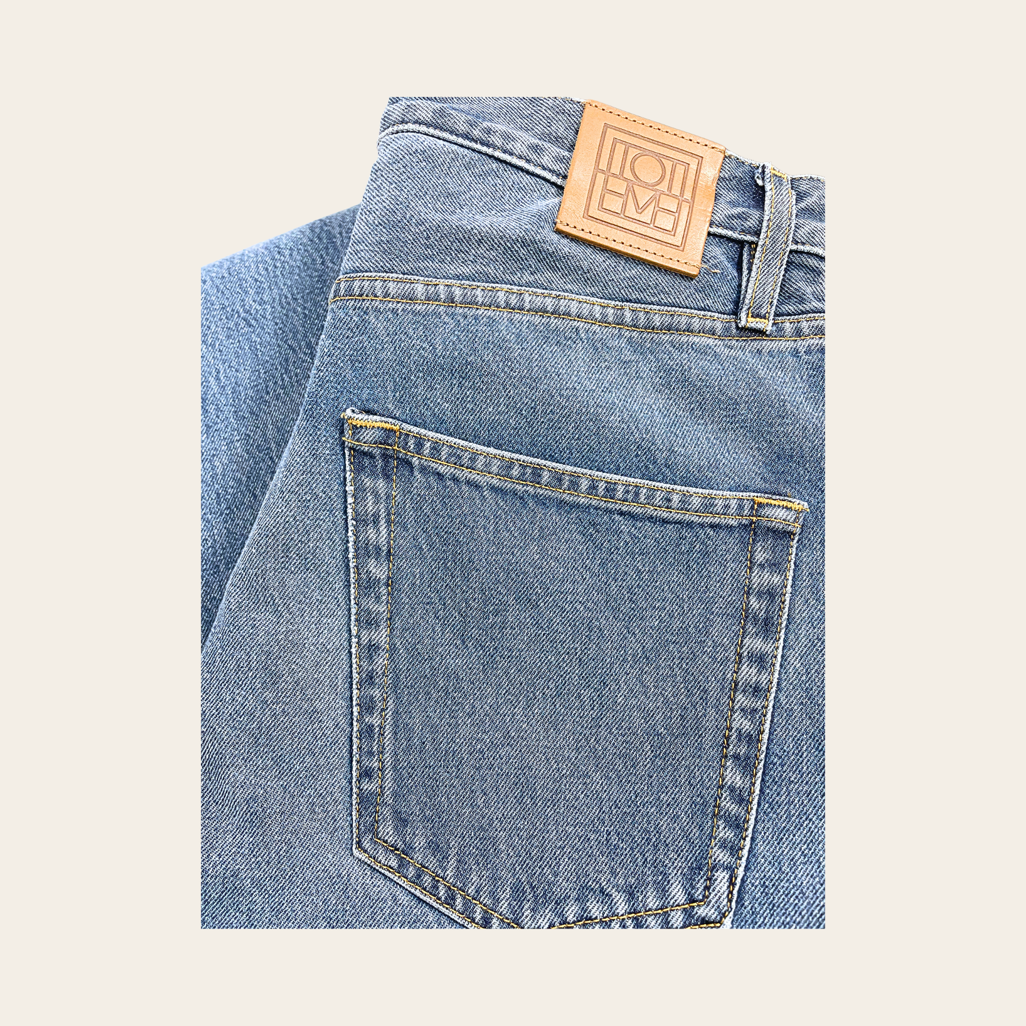 TOTEME - Jean en denim straight leg, M