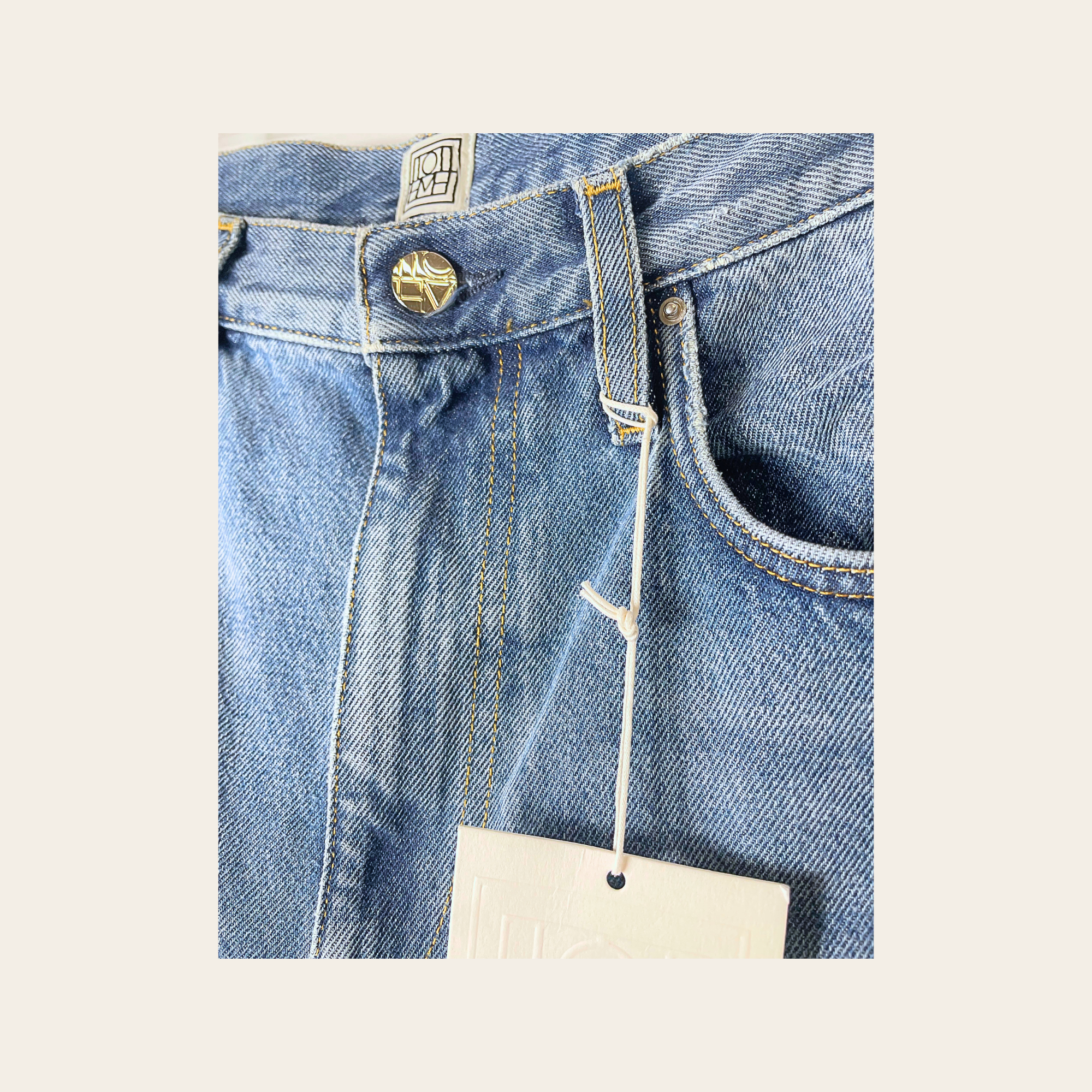 TOTEME - Jean en denim straight leg, M