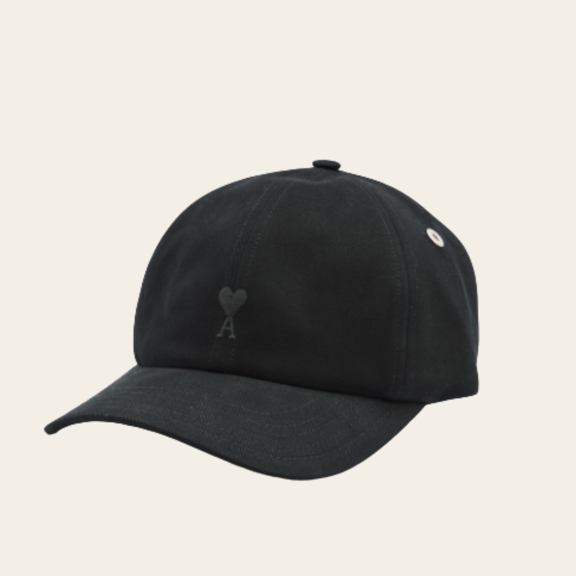 AMI PARIS - Casquette Ami de Cœur Noir