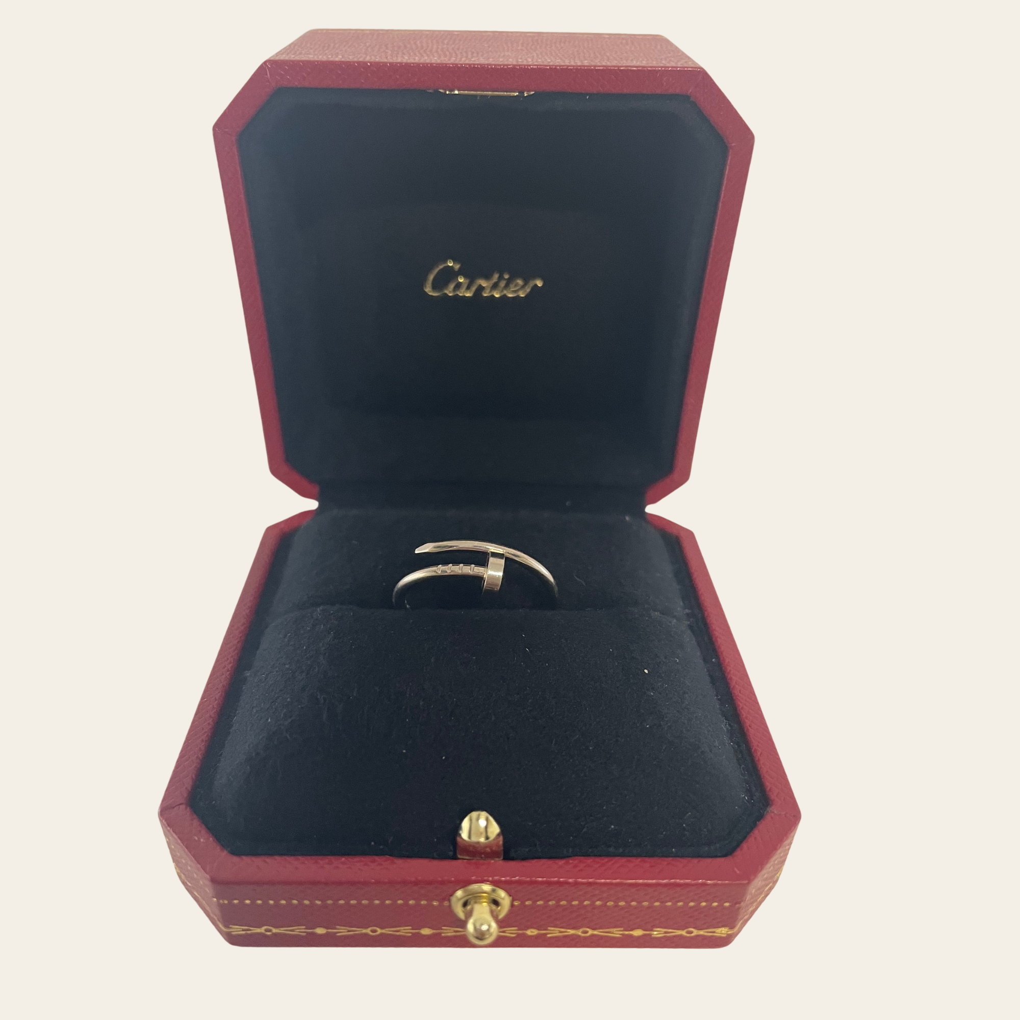 CARTIER - Bague Juste un Clou de Cartier en Or Blanc 18K
