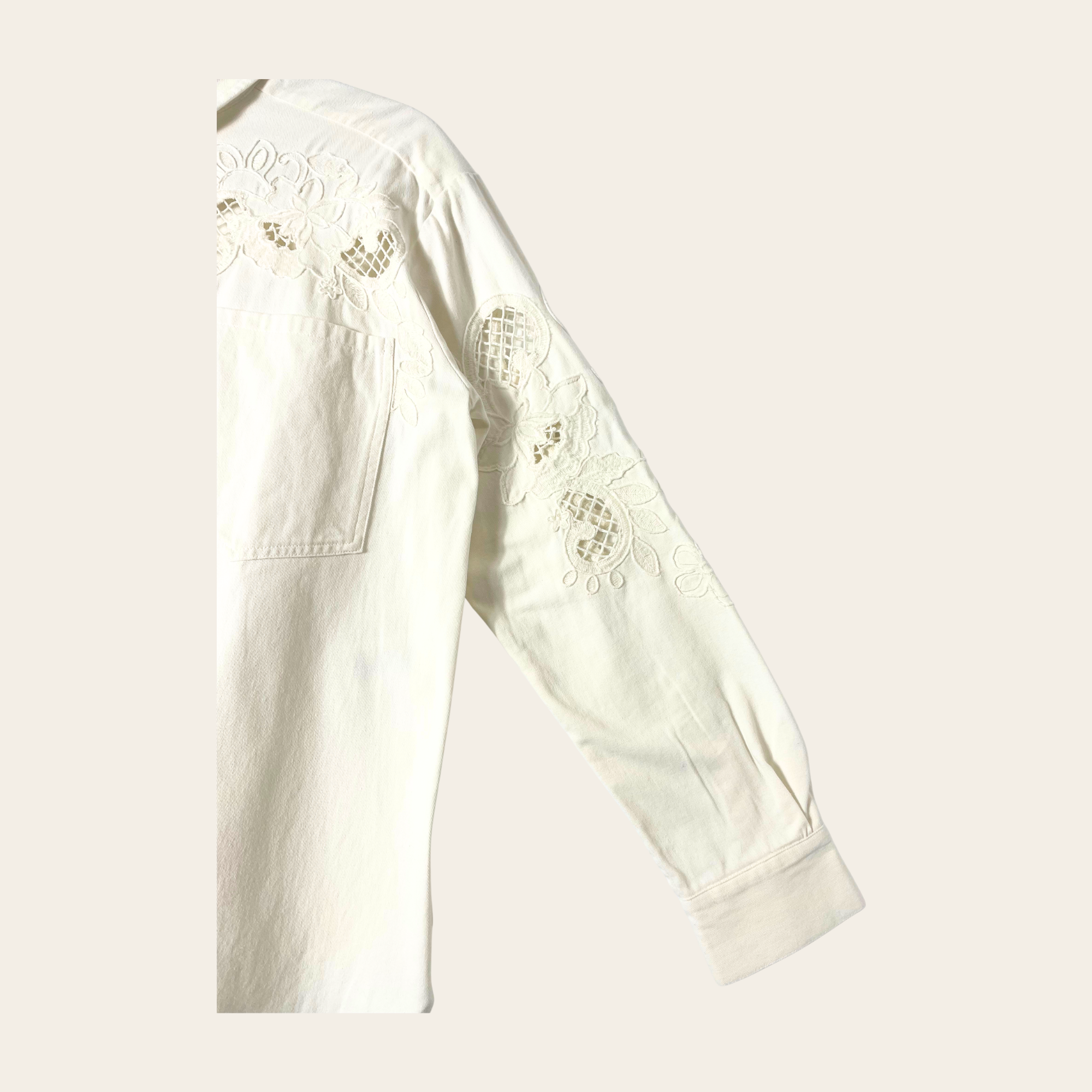 SÉZANE - Chemise Nina Brodée Oversize, L