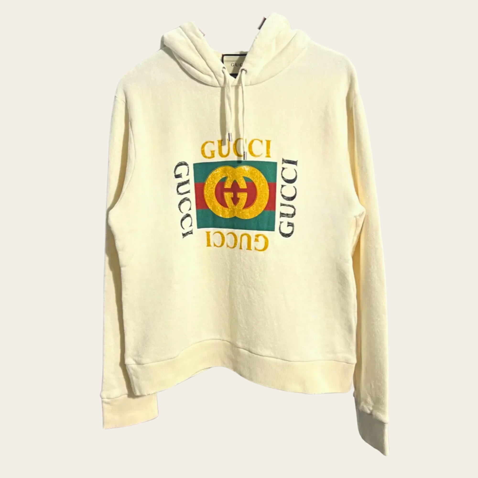 GUCCI - Retro Rainbow GG Logo Hoodie M