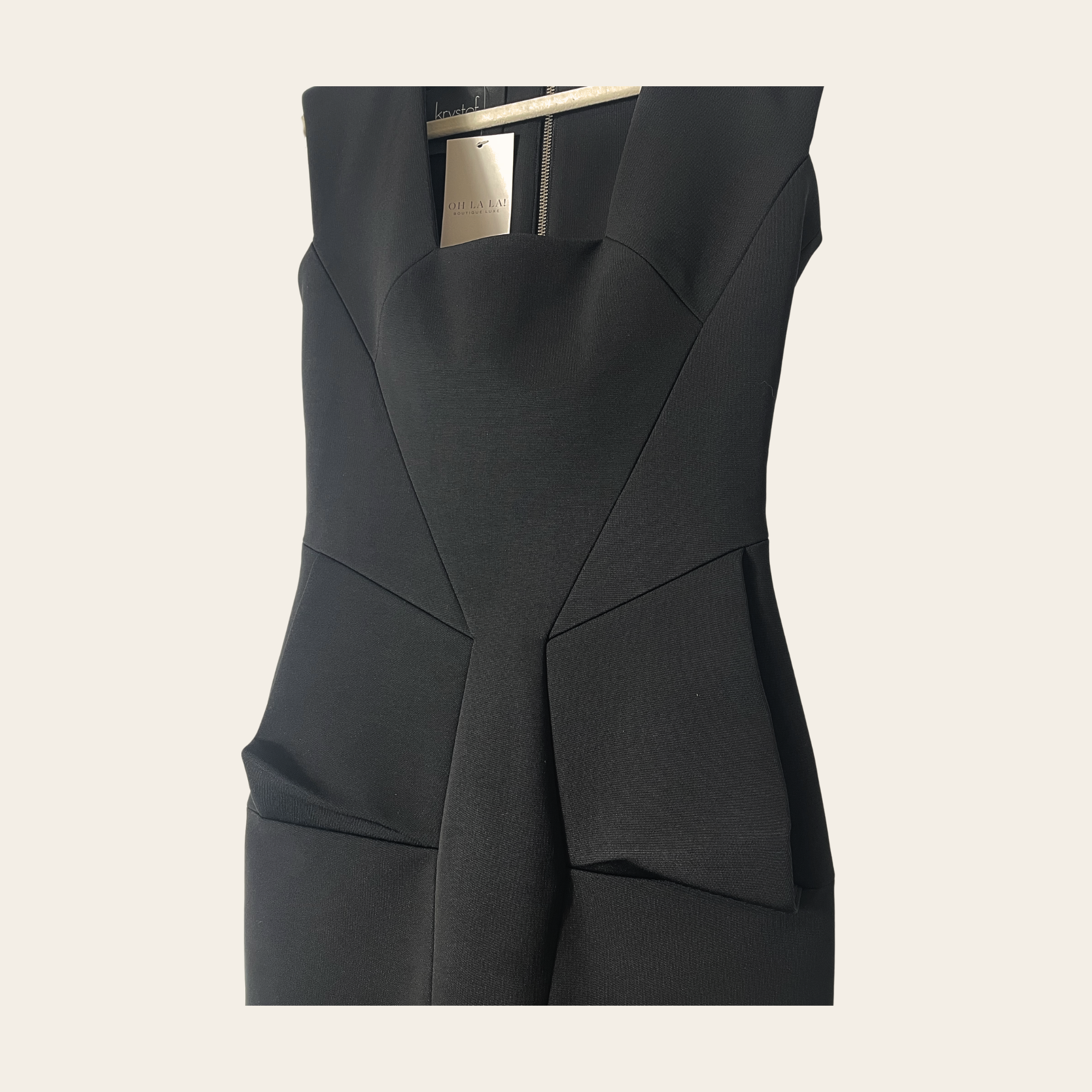 KRYSTOF STROZYNA - Structured Architectural Dress XS