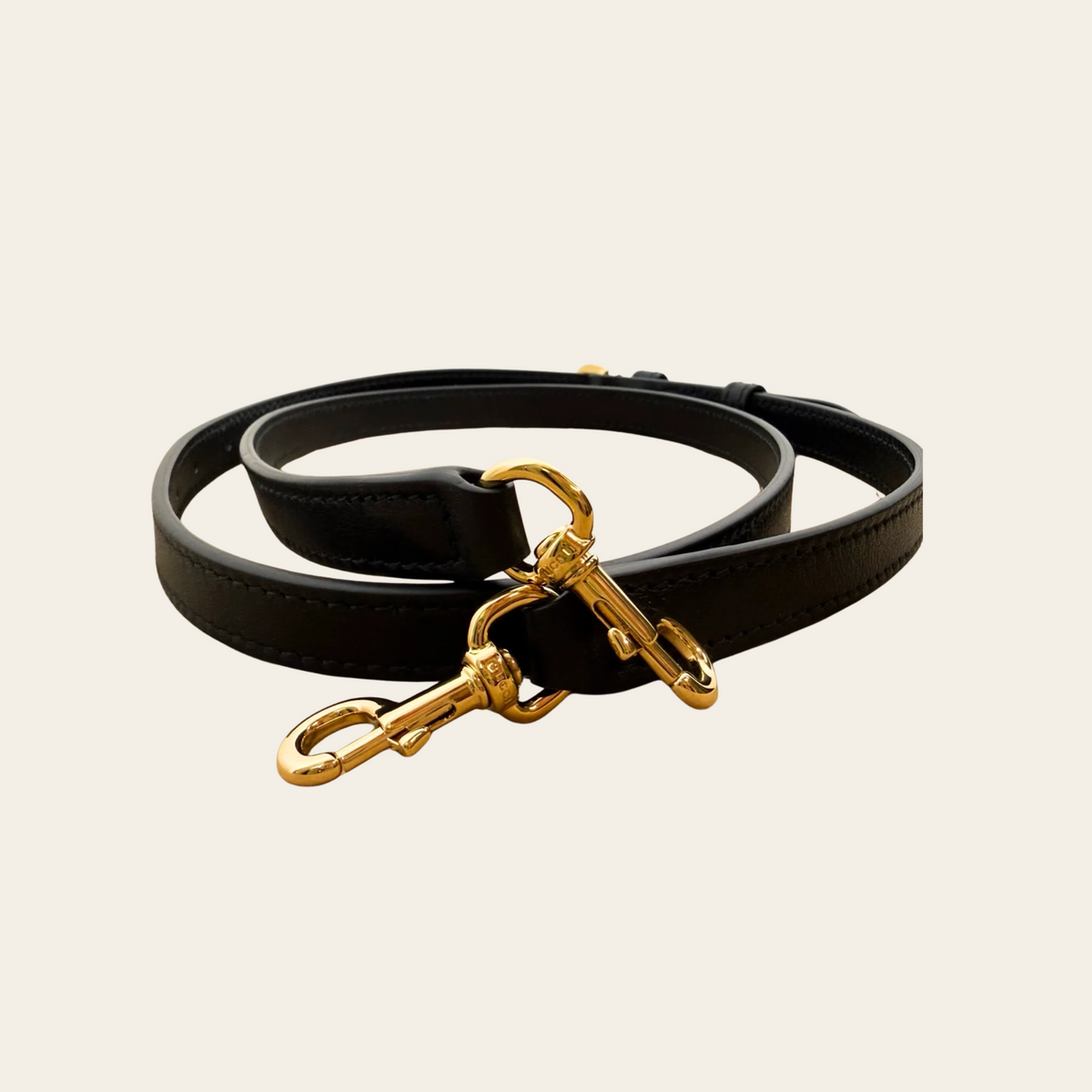 GUCCI — Sac Paparazzo Large en cuir noir avec bande Web verte et rouge et mors Horsebit
