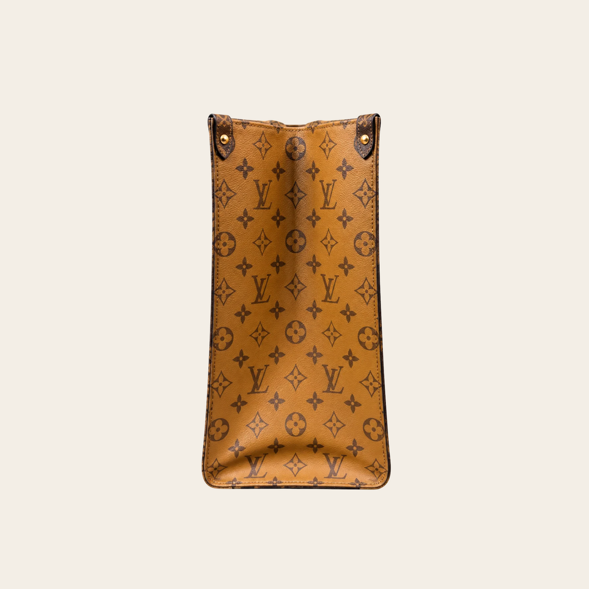 LOUIS VUITTON — Sac OnTheGo GM en toile Monogram Giant Reverse marron
