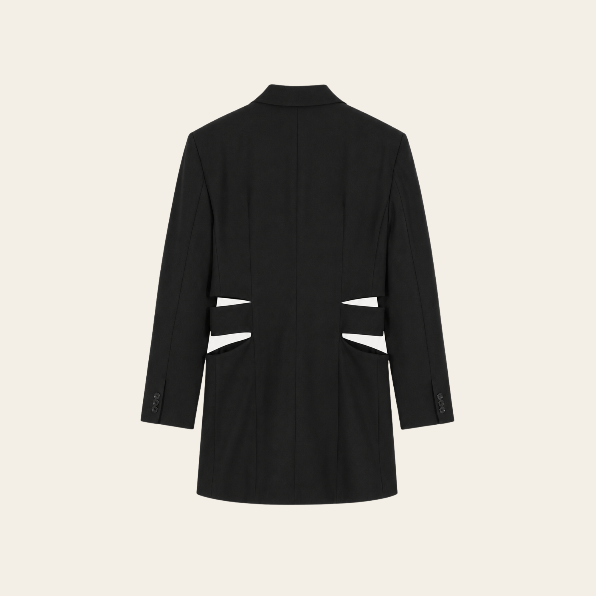 JACQUEMUS – Blazer sculptural en laine vierge « Le Papier », M