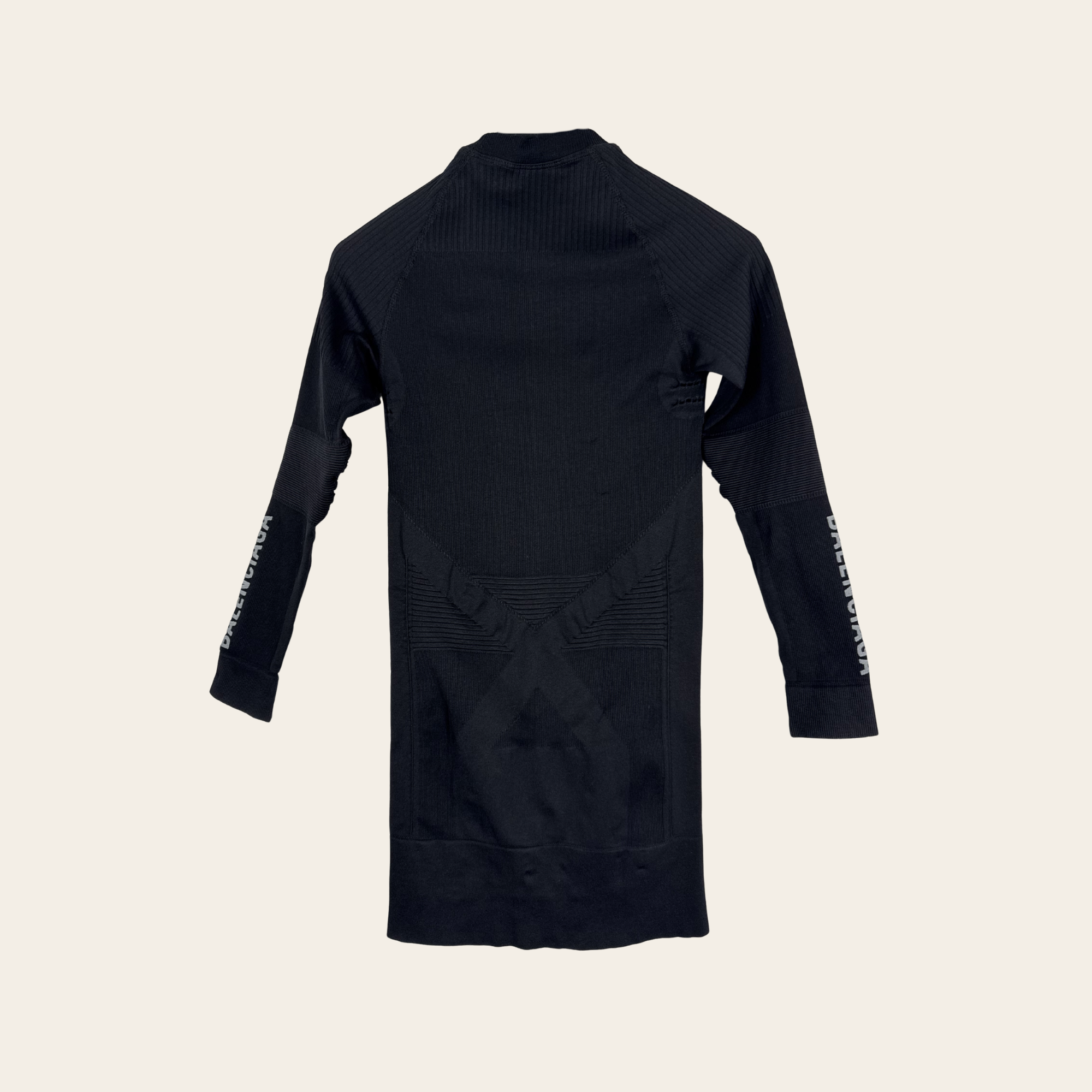 BALENCIAGA – Robe en maille technique à logo, M