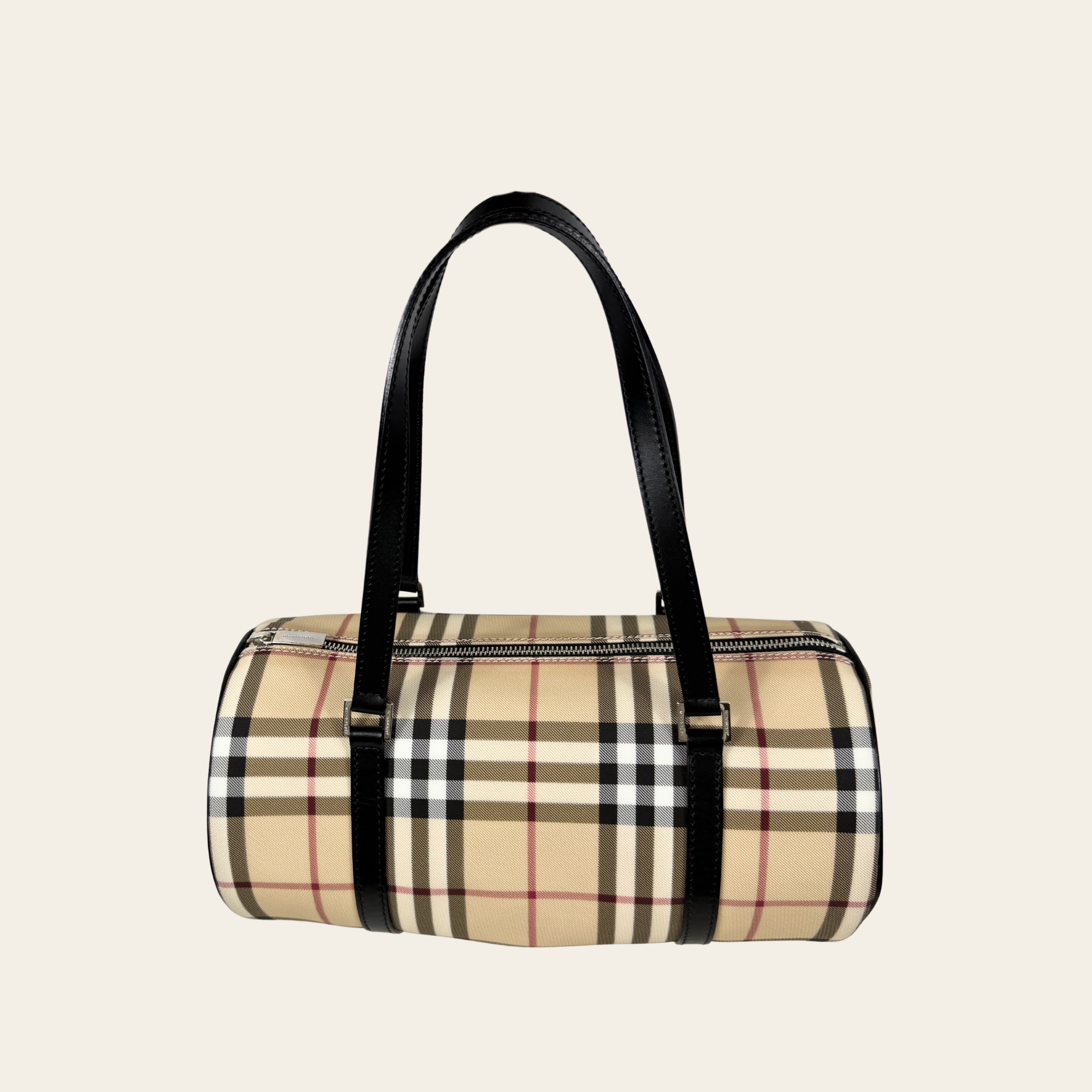 BURBERRY – Sac Barrel Nova Check Black