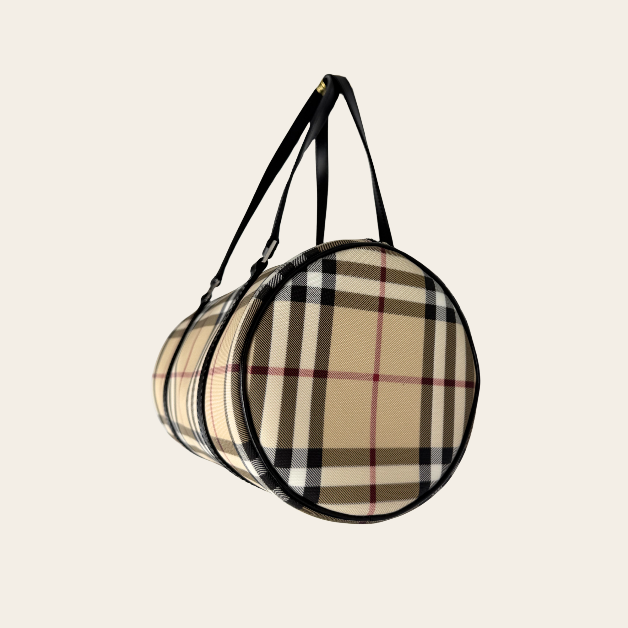 BURBERRY – Sac Barrel Nova Check Black