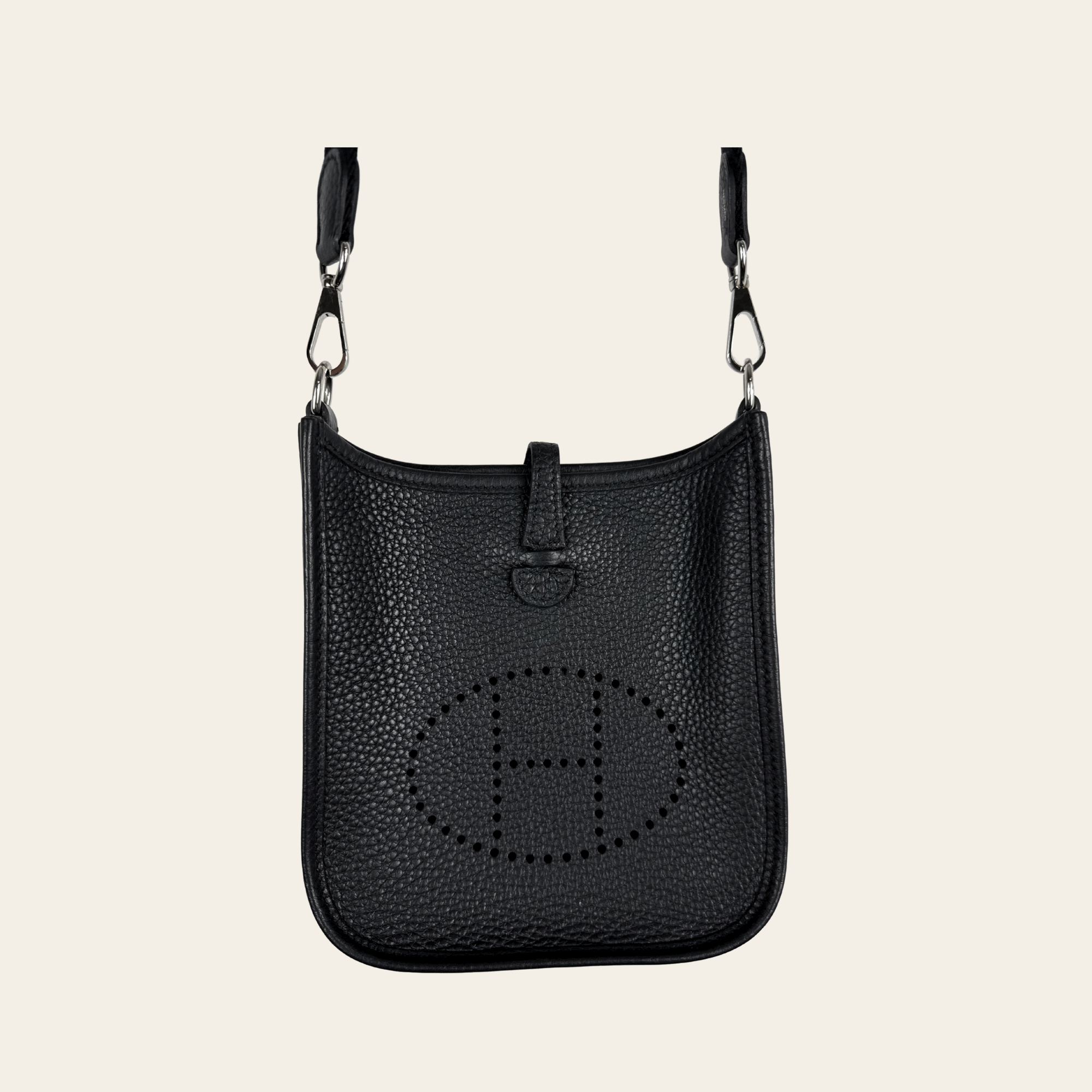 Hermès Evelyne TPM III Noir Clémence, Taille TPM (Mini)