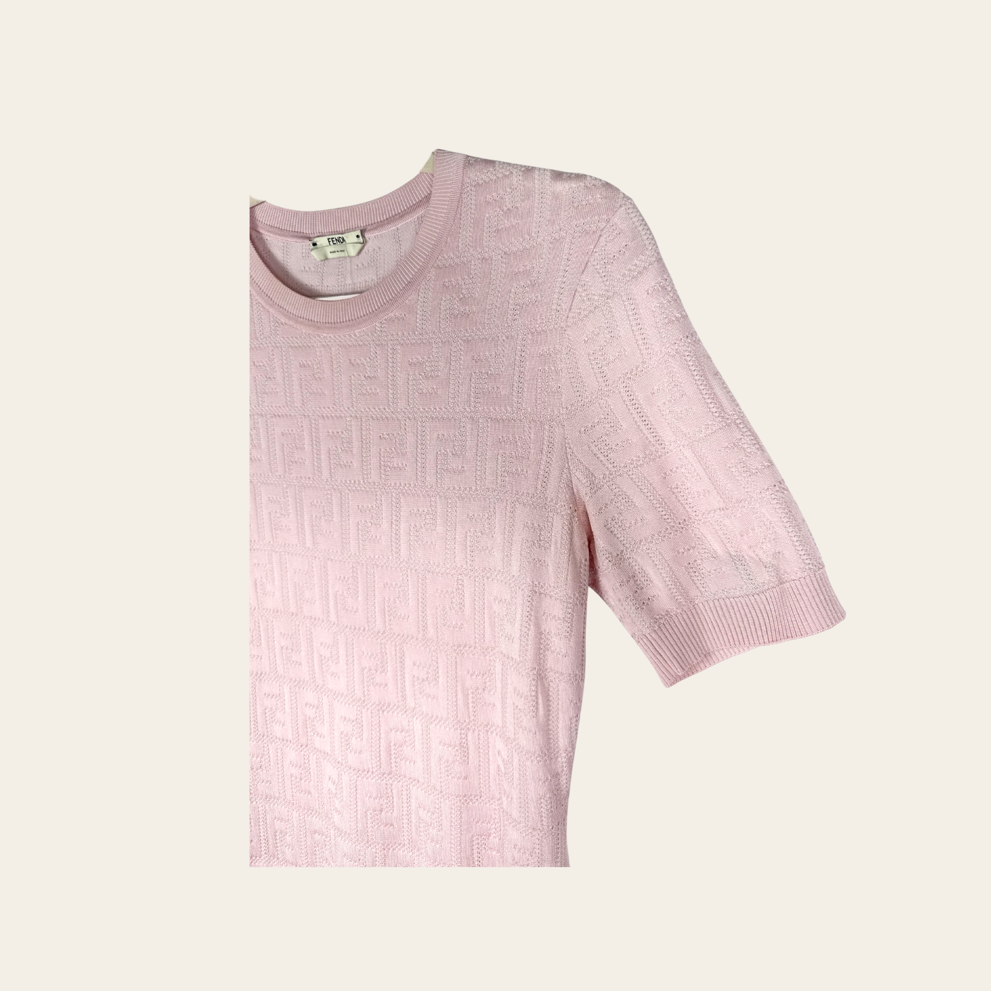 Robe en maille FF Signature Fendi, Taille L (IT 46 / FR 42 / UK 14))