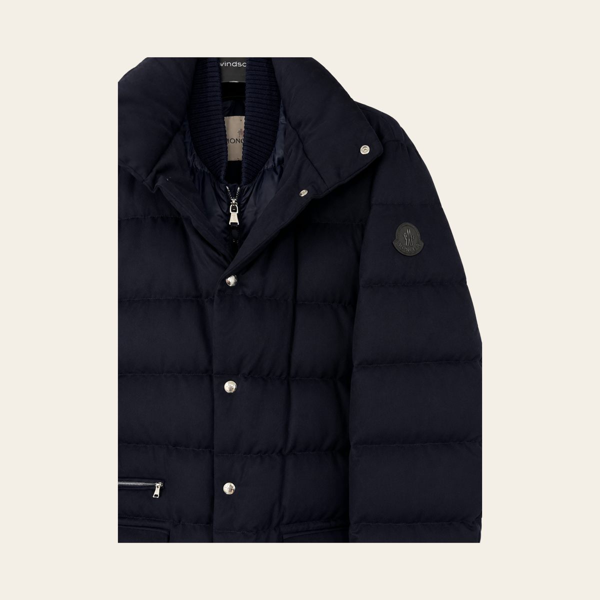 MONCLER – Chereau Giubbotto Long Down Coat avec Capuche