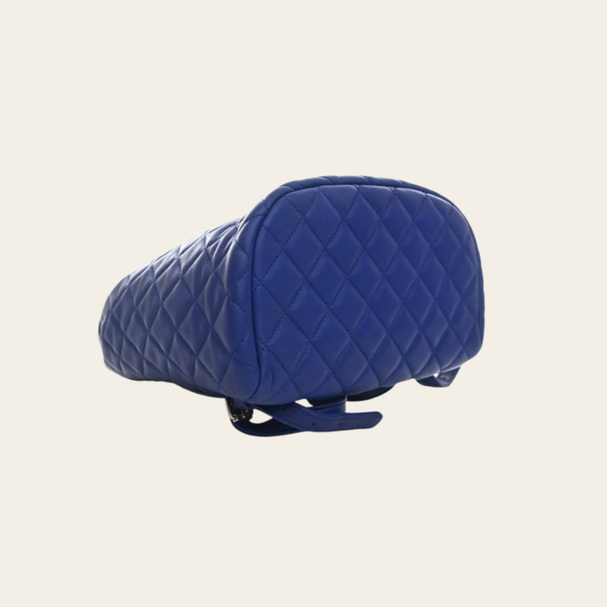 CHANEL Small Urban Spirit Backpack en cuir d’agneau bleu