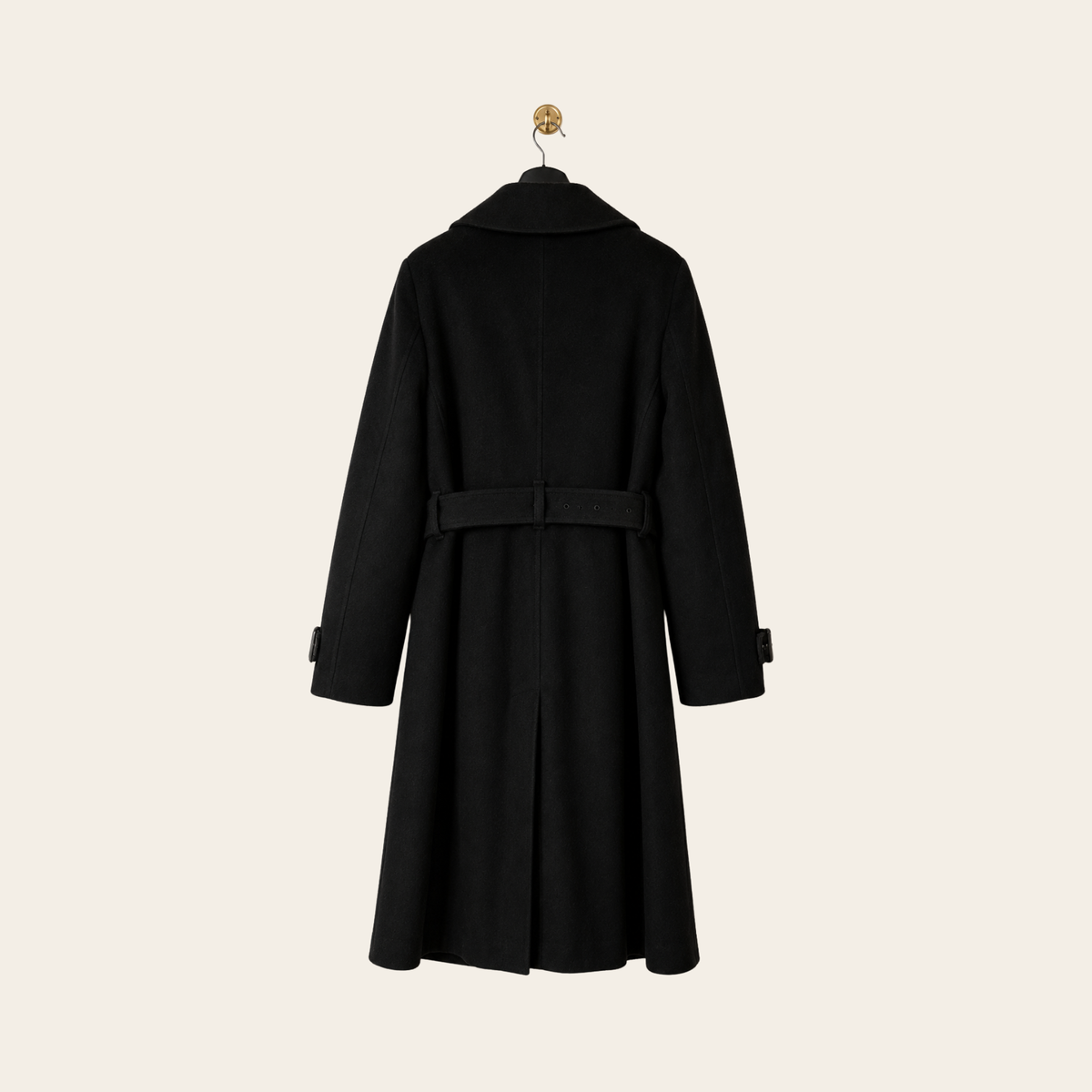 BURBERRY – Manteau Ceinturé Laine & Cachemire