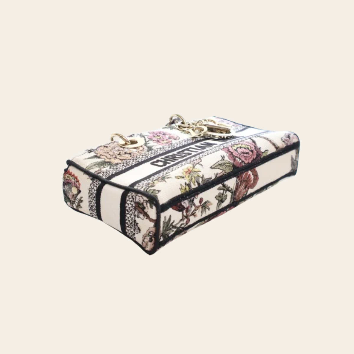 DIOR – Medium Lady D-Joy Rêve d’Infini en Toile Brodée Multicolore