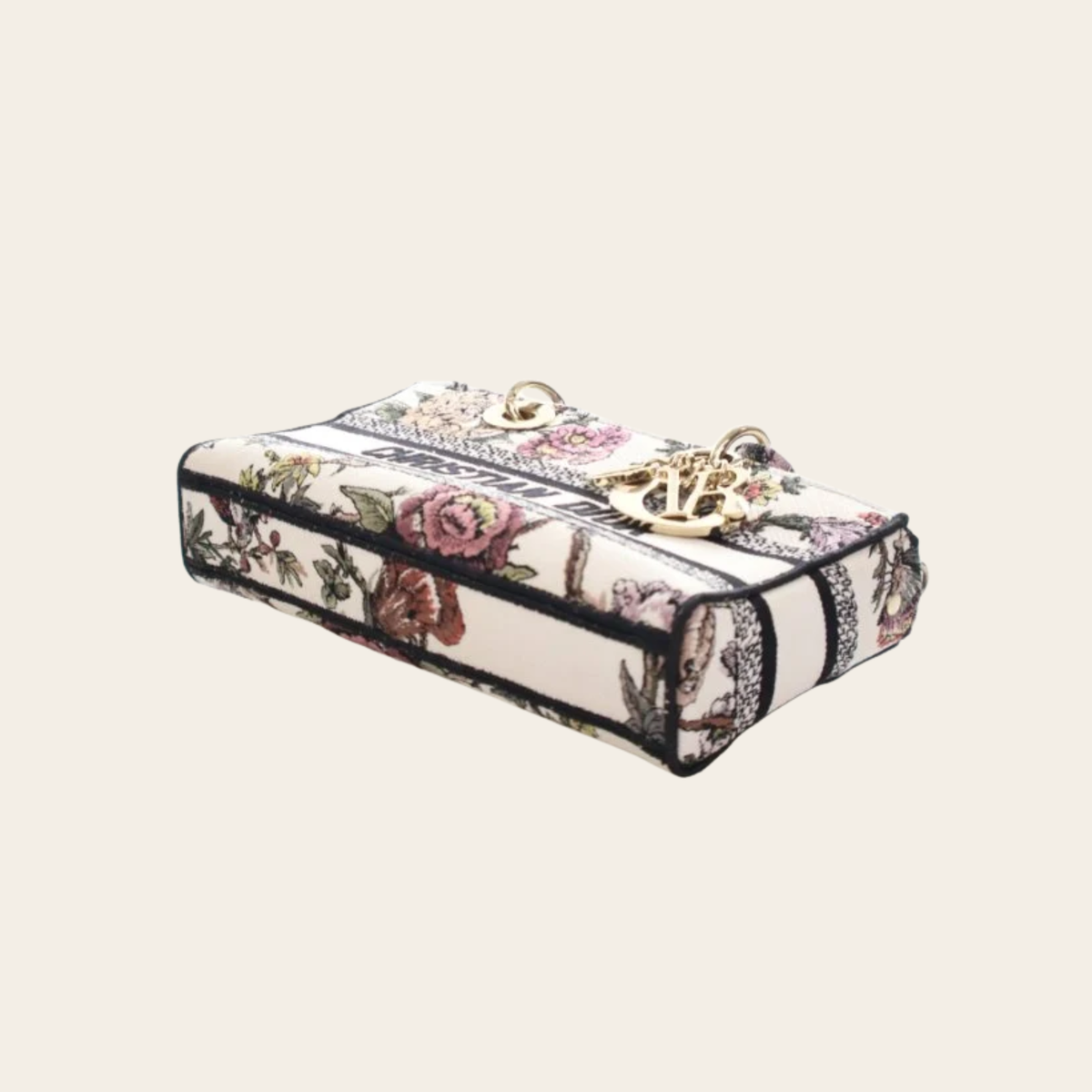 DIOR – Medium Lady D-Joy Rêve d’Infini en Toile Brodée Multicolore