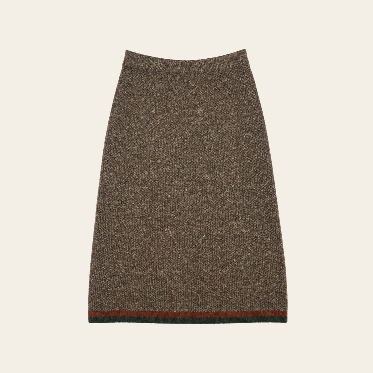 CHRISTIAN DIOR LONDON – Jupe midi vintage en maille bouclée