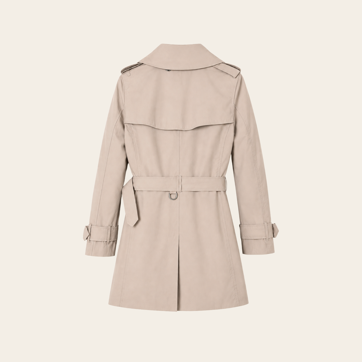 BURBERRY LONDON – Trench technique léger à doublure Check – Beige pierre – Taille UK 12 / US 10 / IT 44 (L)