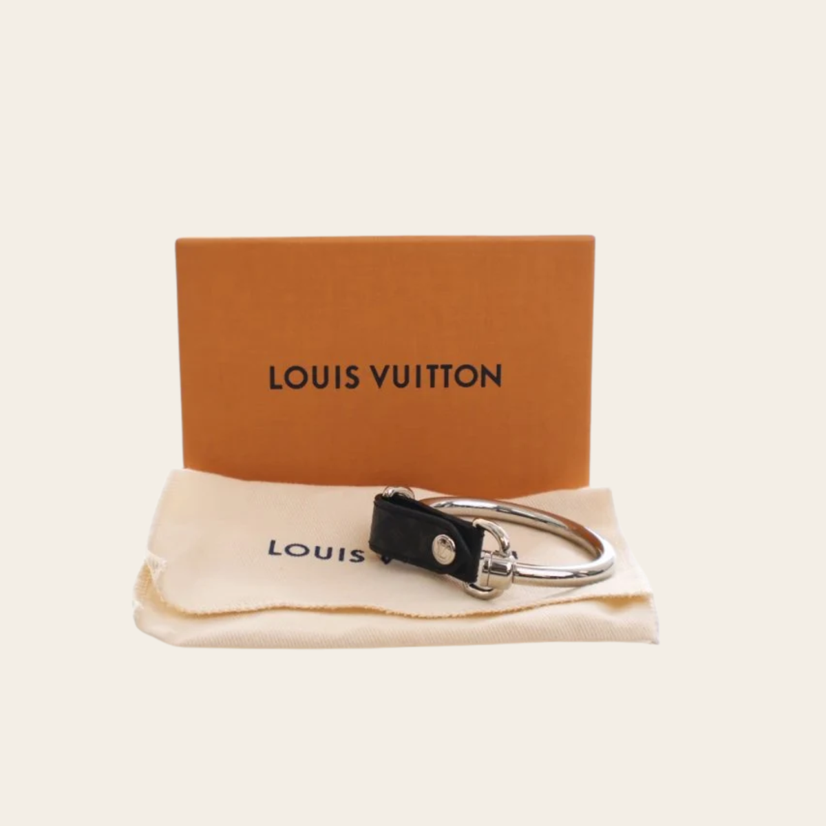 LOUIS VUITTON — Bracelet Monogram Eclipse, Taille M