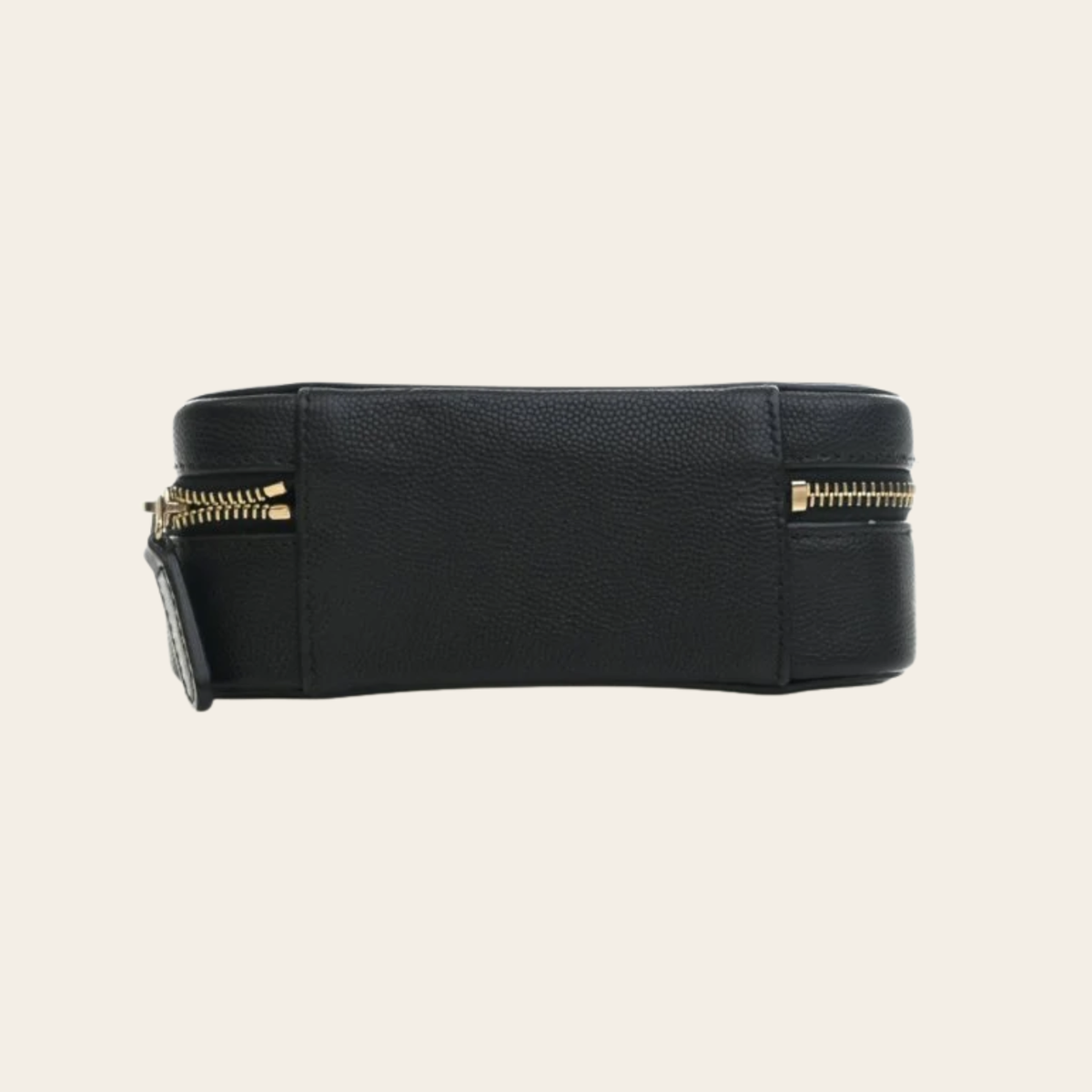 CHANEL — Mini sac bandoulière Filigree en cuir caviar noir