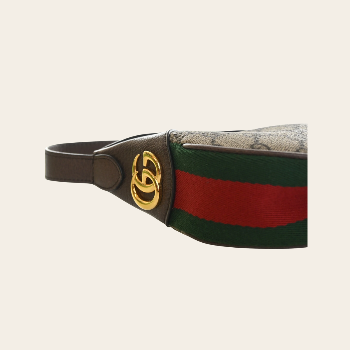 GUCCI — Mini sac hobo Ophidia Half Moon en toile GG Supreme