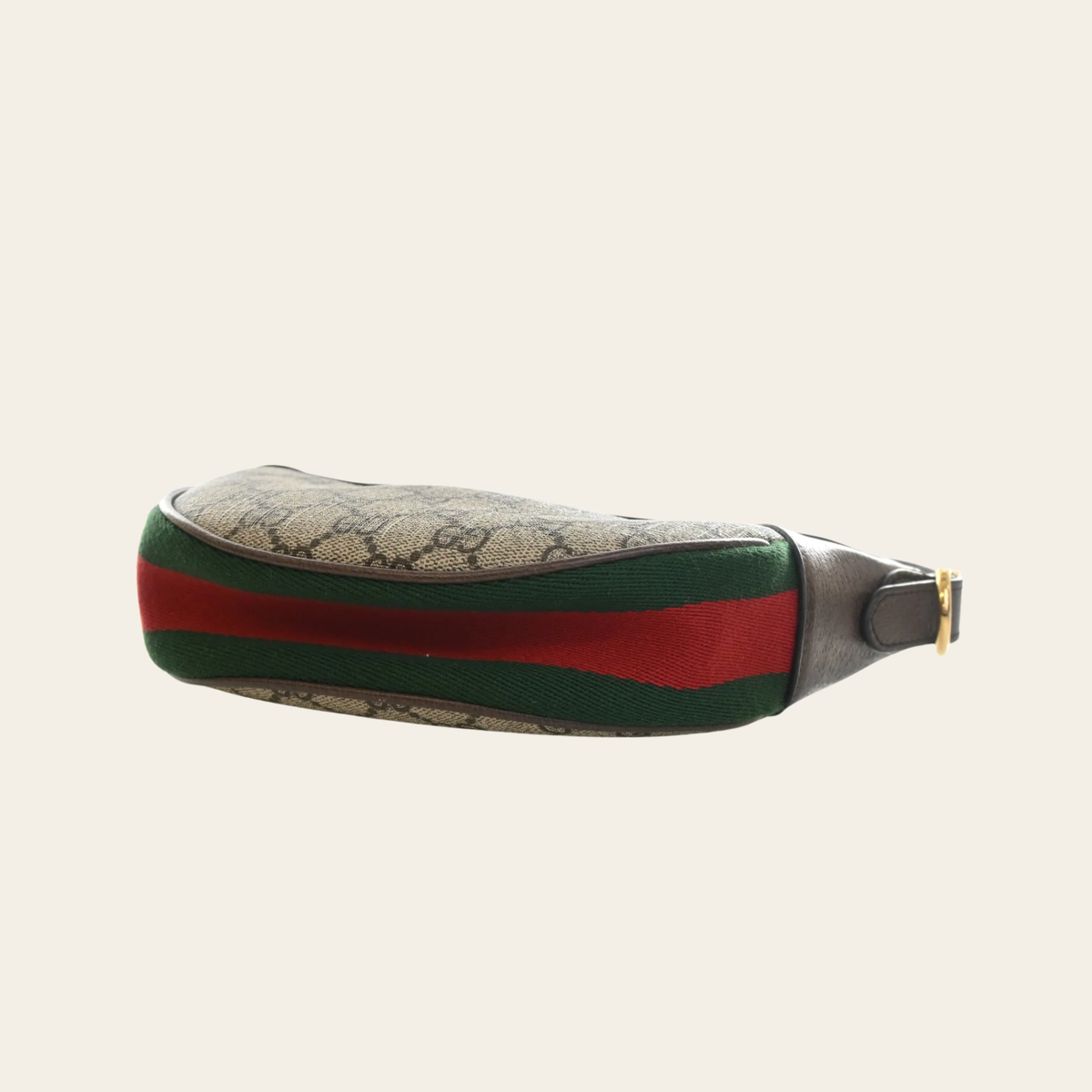 GUCCI — Mini sac hobo Ophidia Half Moon en toile GG Supreme