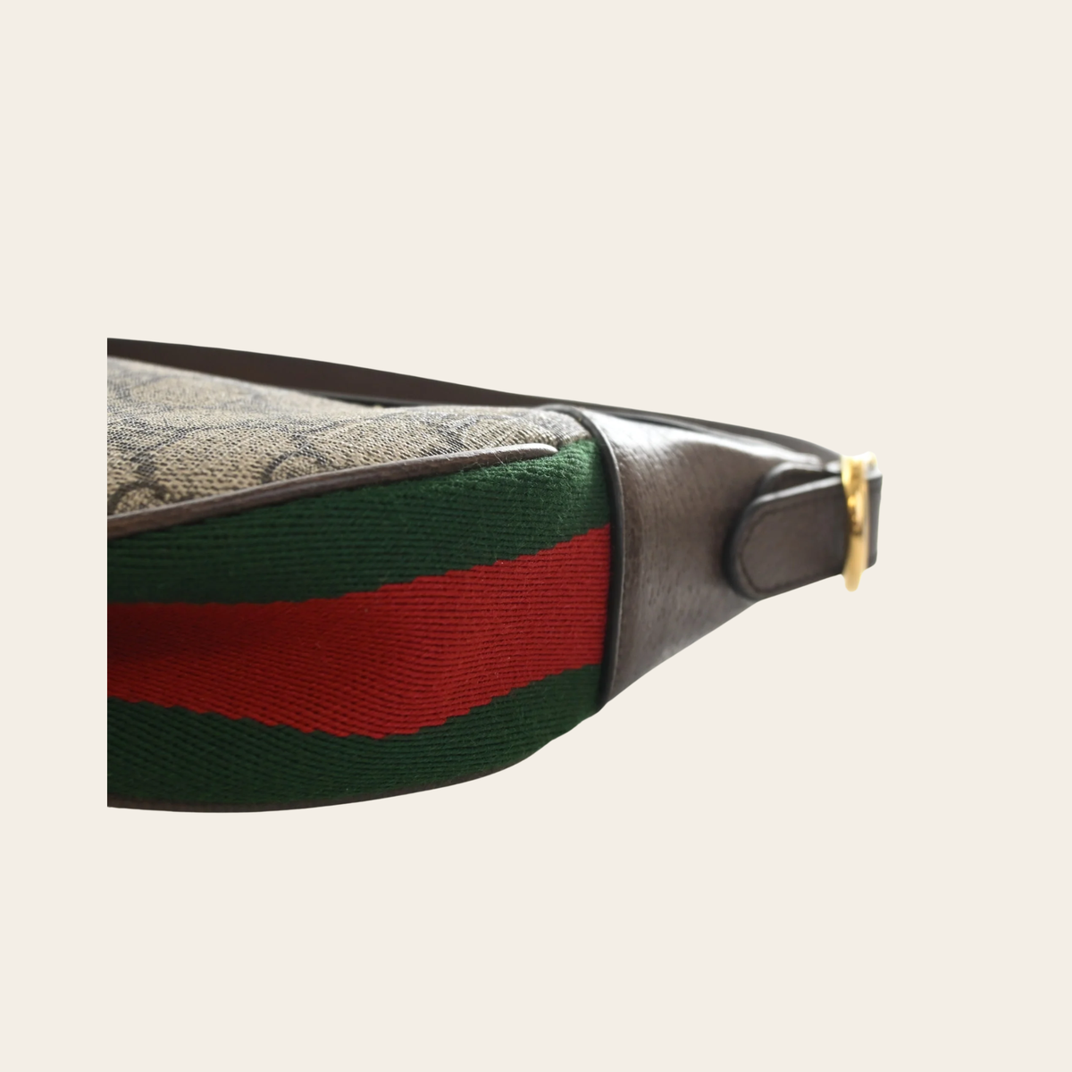 GUCCI — Mini sac hobo Ophidia Half Moon en toile GG Supreme