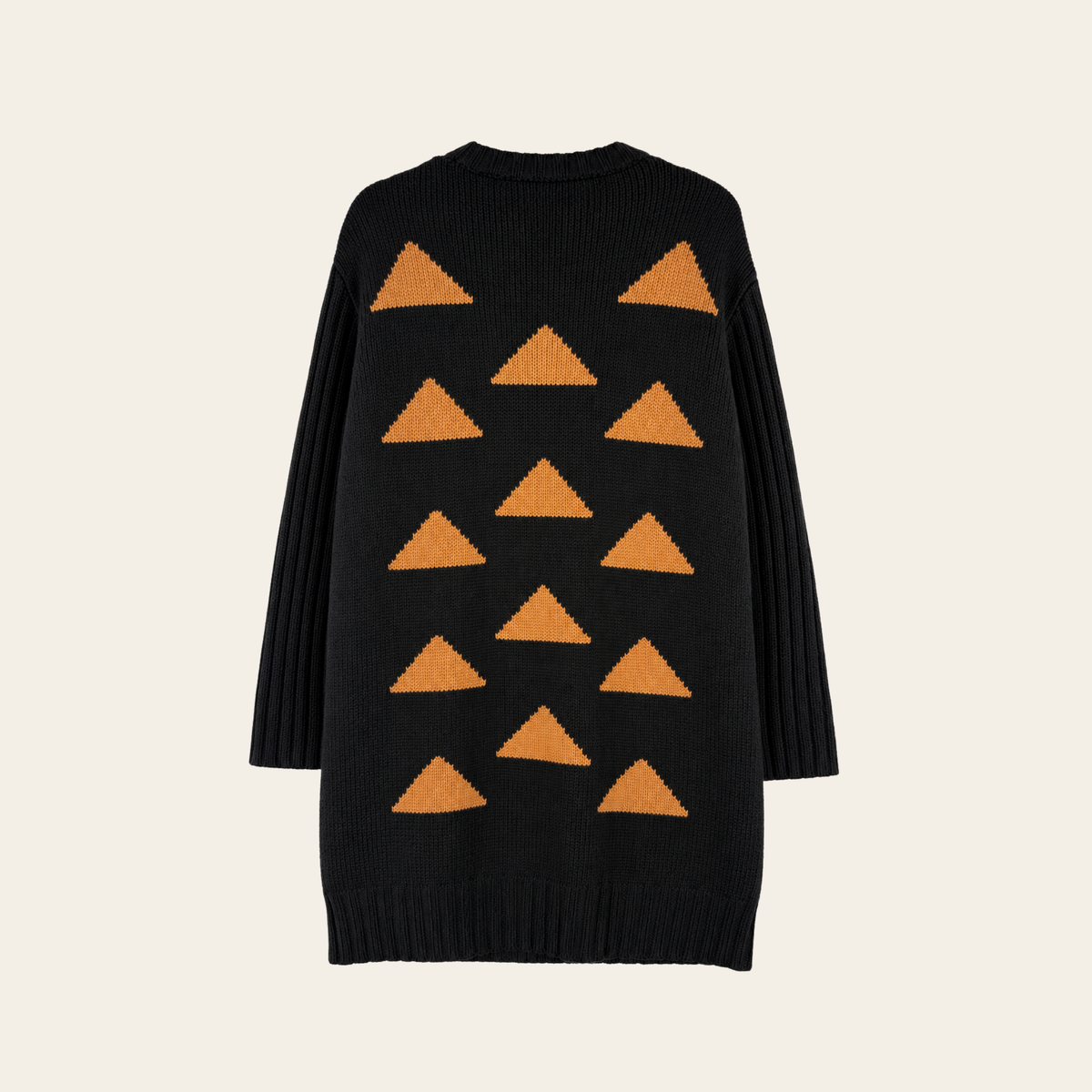 MAX MARA — Robe pull Maracas en laine et cachemire à intarsia et cristaux, taille S