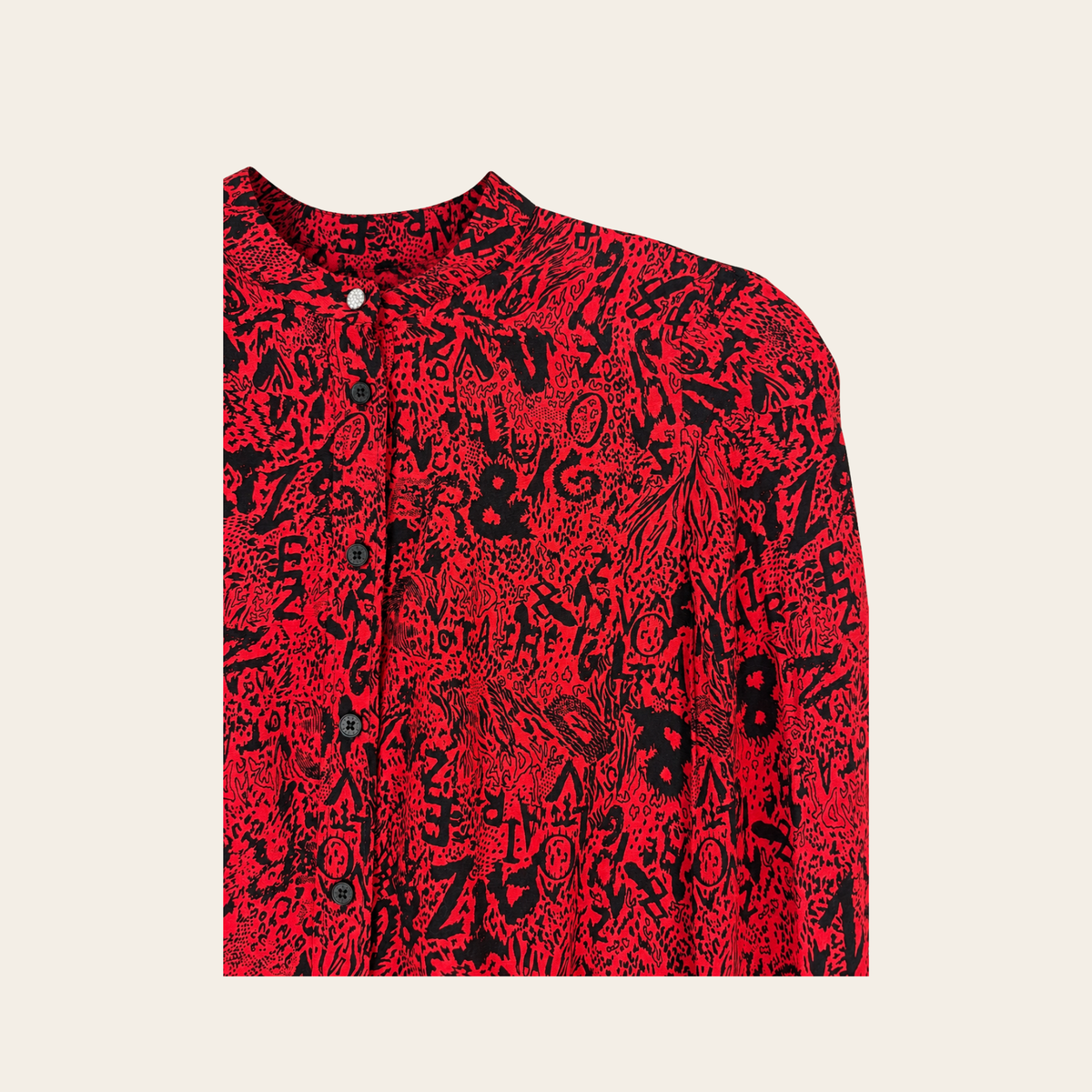 ZADIG & VOLTAIRE – Robe Refla Soft Wild Voltaire rouge Crimson, XS