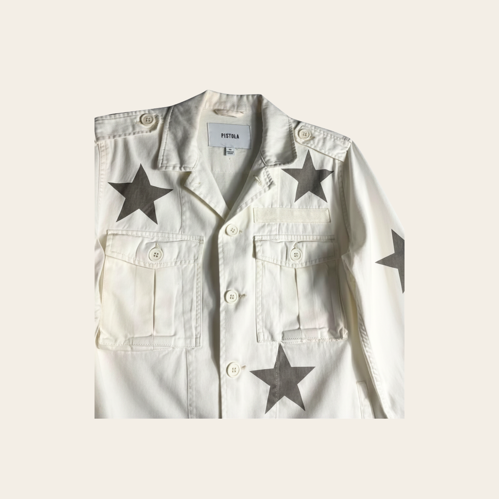 Pistola – Veste Utility Denim Étoiles, XS