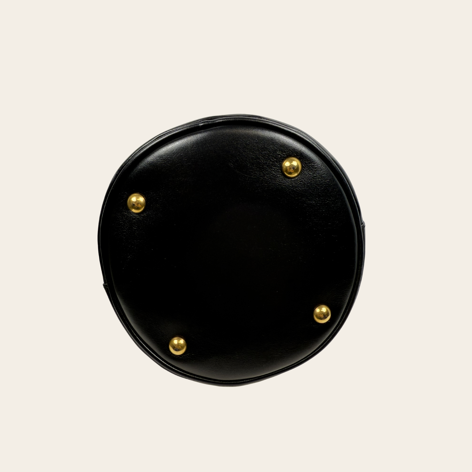 SAINT LAURENT – Small Studded Sea Rope Bucket Bag