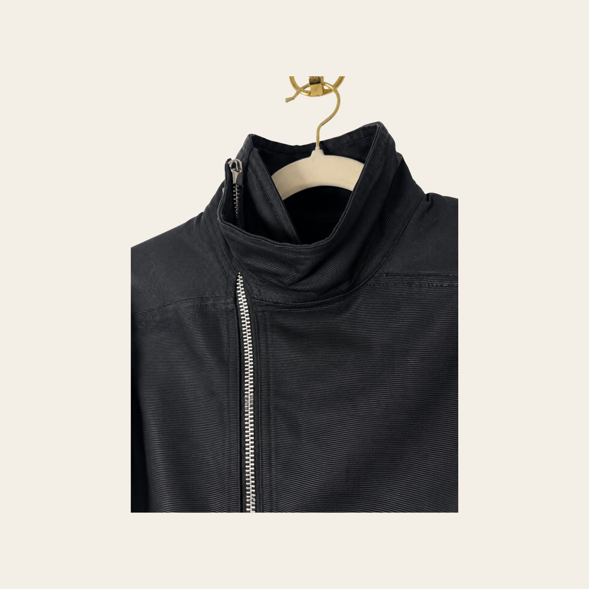Rick Owens – Blouson Zippé Asymétrique, IT 50