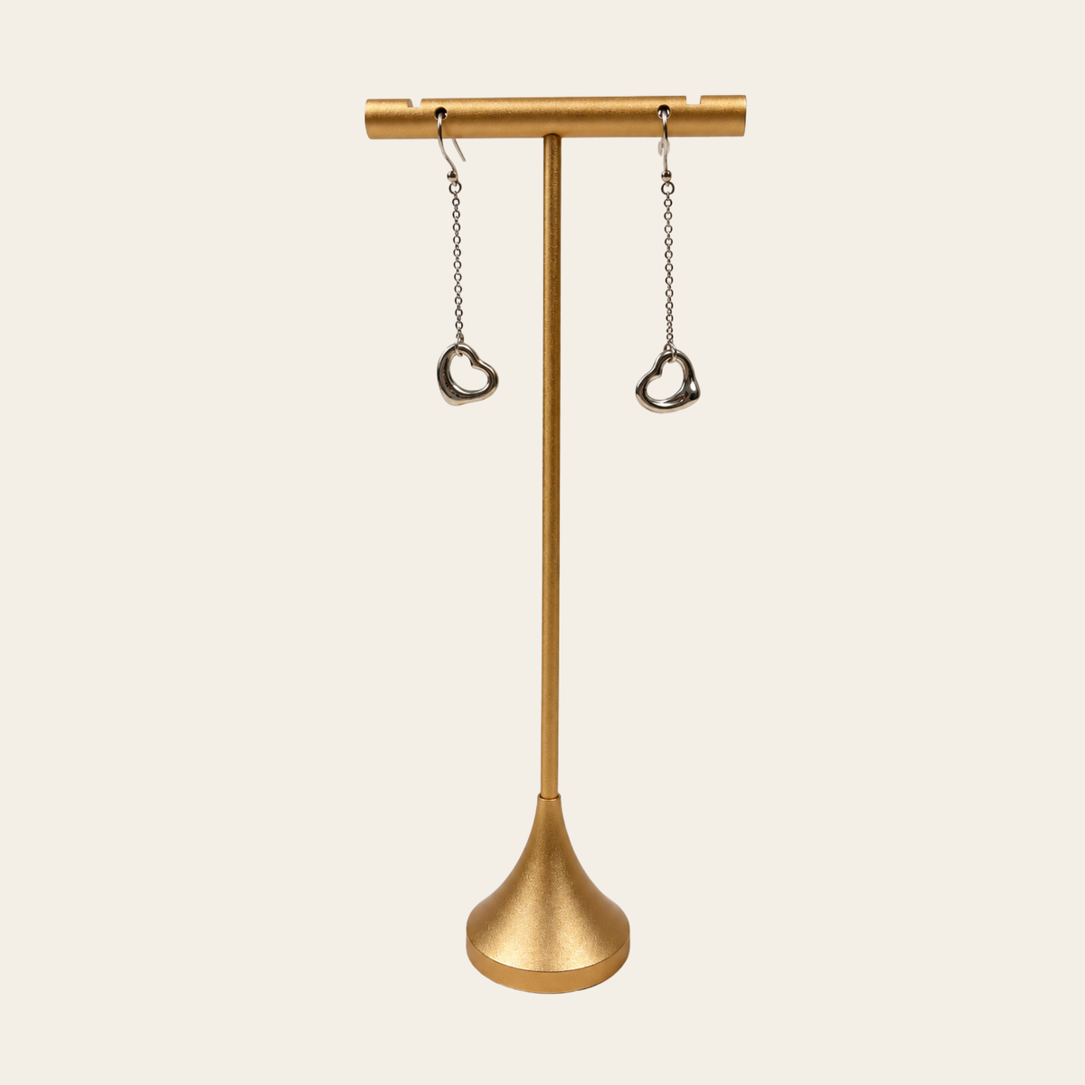 Tiffany & Co. par Elsa Peretti – Pendants d’oreilles Cœur ajouré en argent sterling