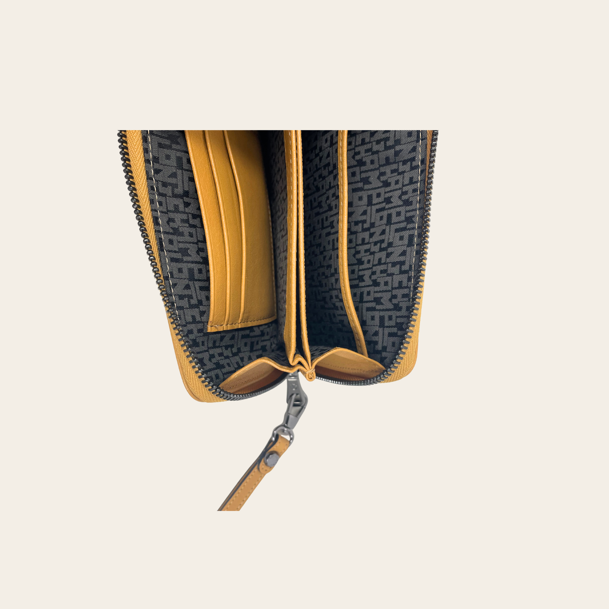 LONGCHAMP – Portefeuille Compact Zippé en Cuir
