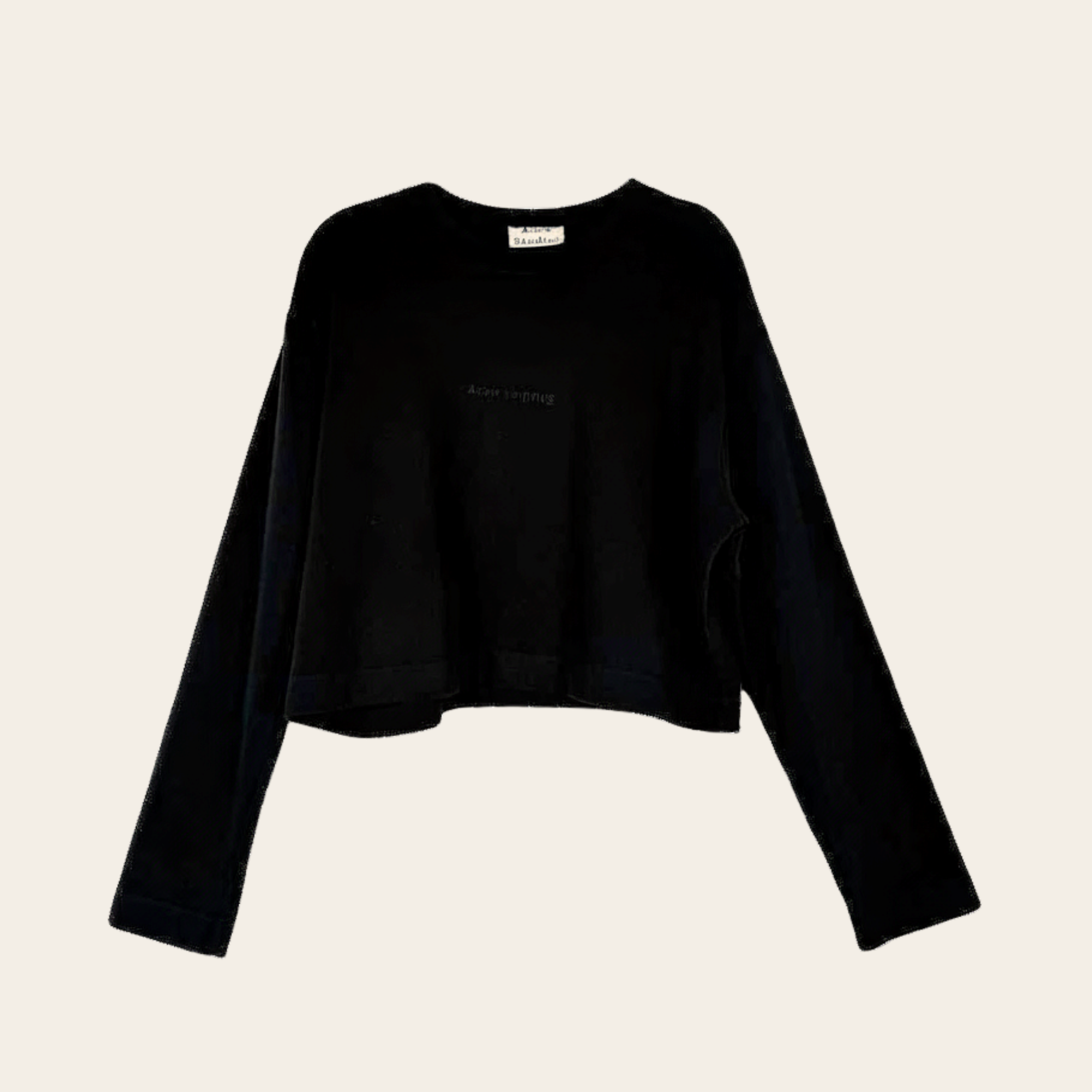 ACNE STUDIOS – Sweat Court Odice Emboss Logo, Taille S