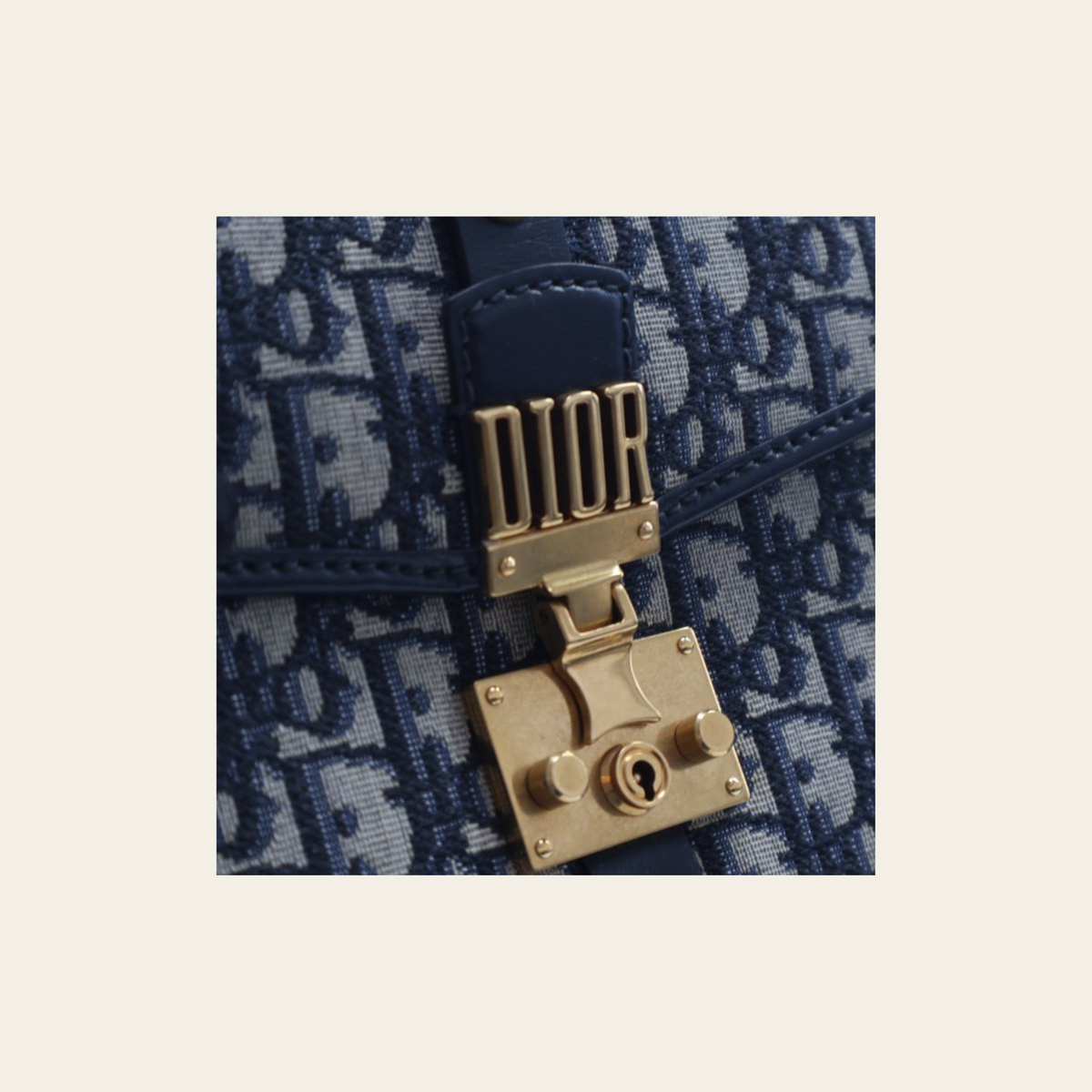 CHRISTIAN DIOR – Small Oblique Square DiorAddict Flap Bag