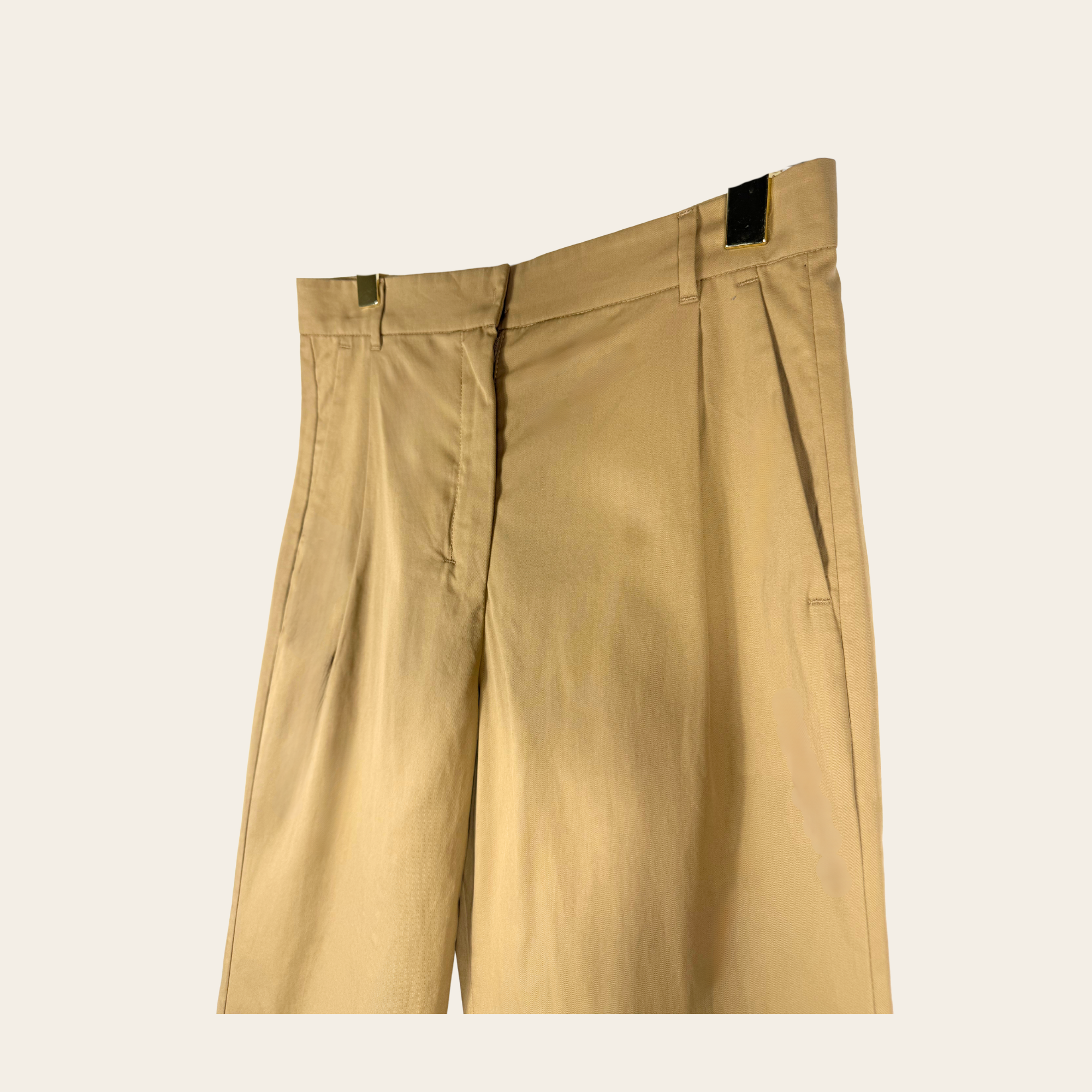 'S Max Mara – Pantalon Wide Leg en Coton, IT 40