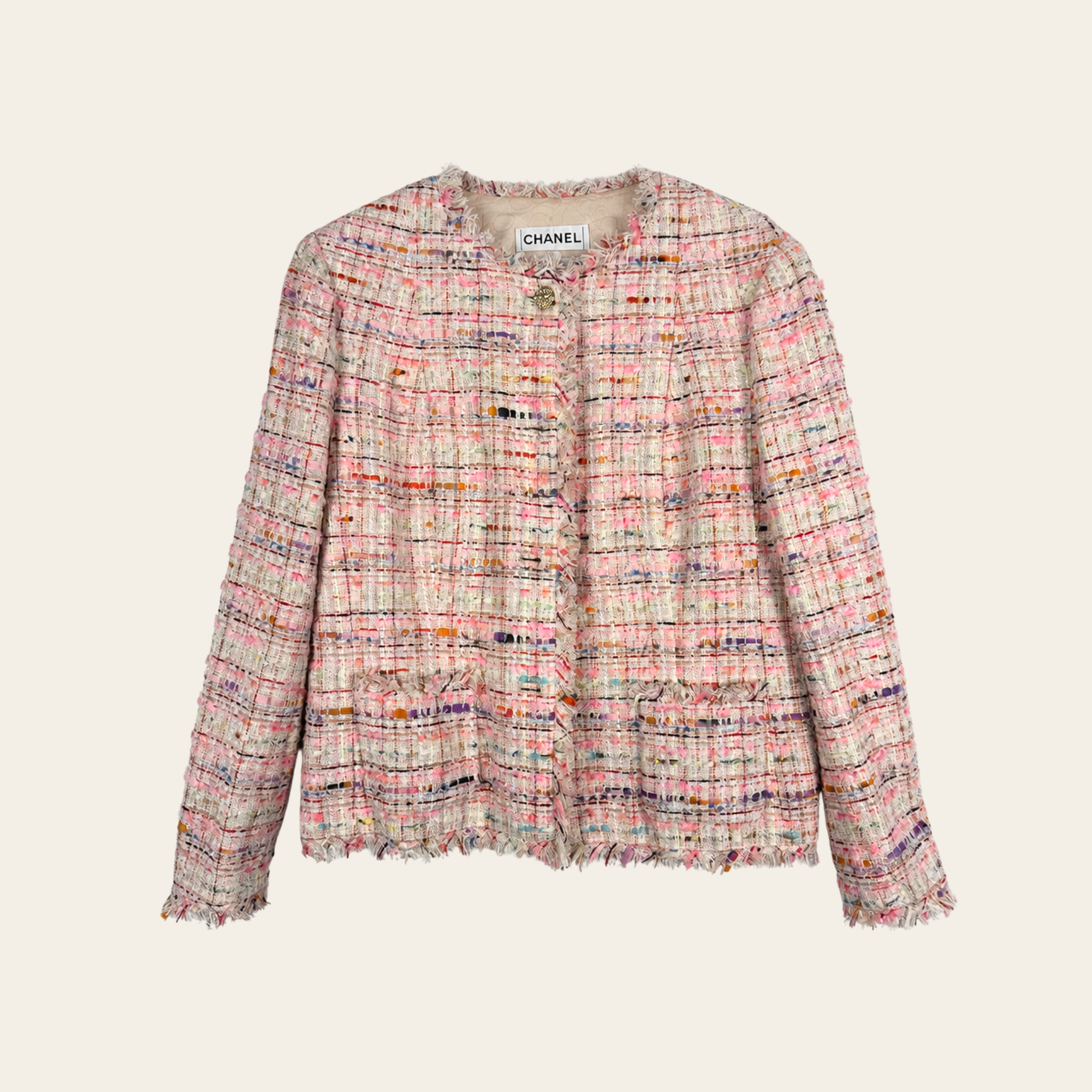 CHANEL – 04P Multicolor Fantasy Tweed Jacket