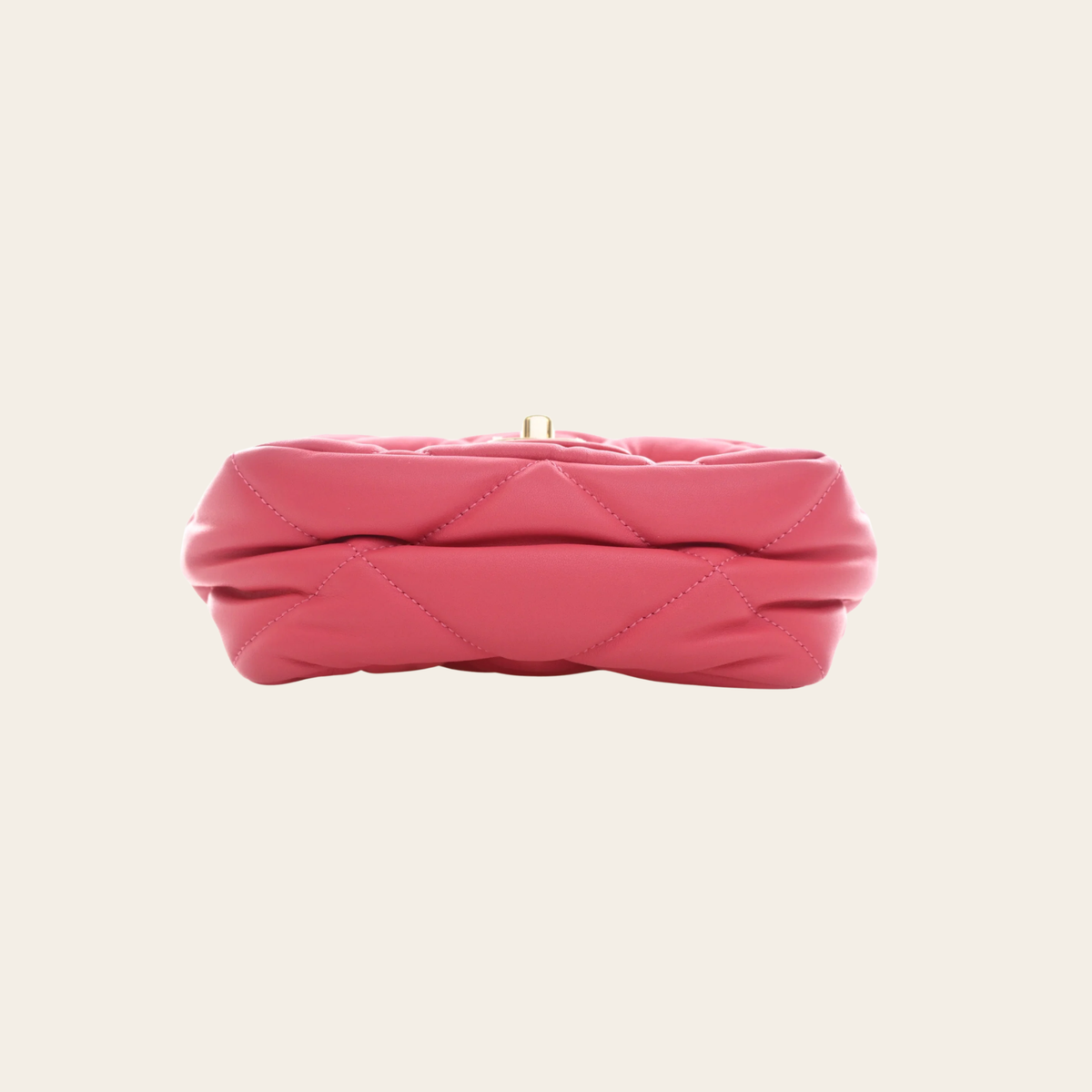 CHANEL Mini Calfskin Square Bubbly Flap Bag