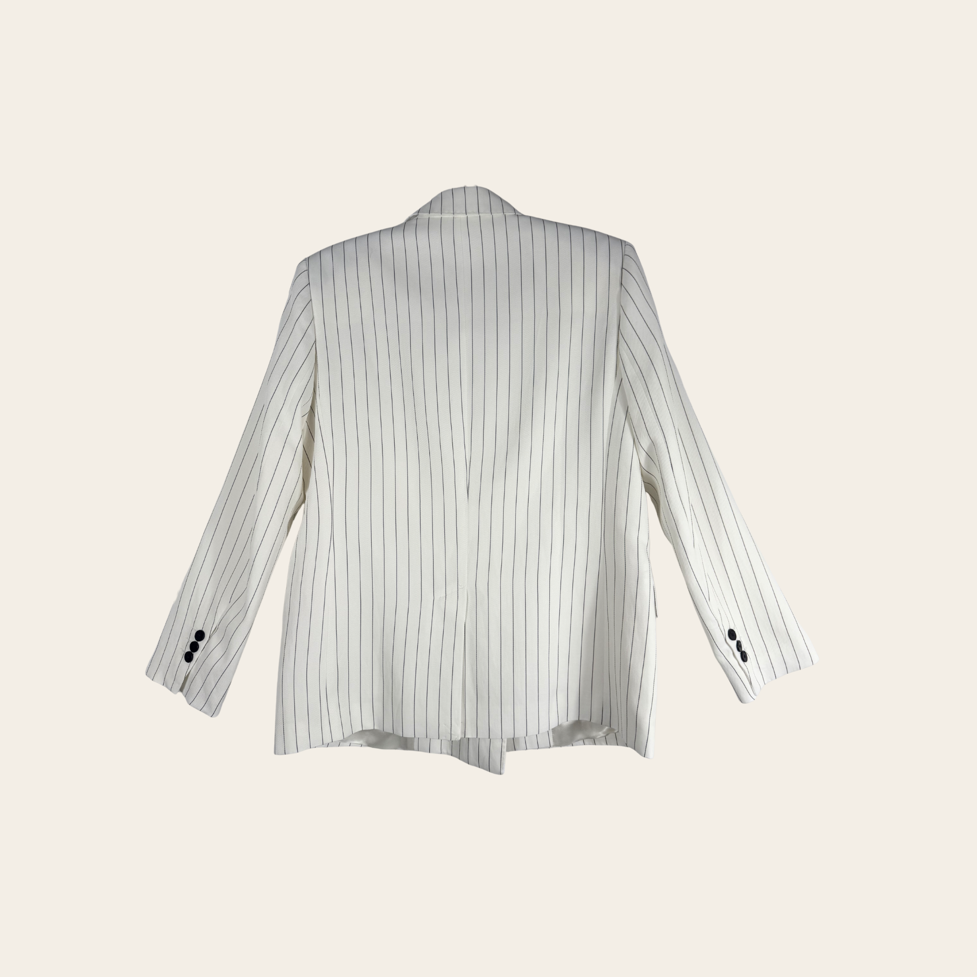 SANDRO – Veston Croisé Hudson à Rayures Tennis, Taille 40 FR (≈ M)