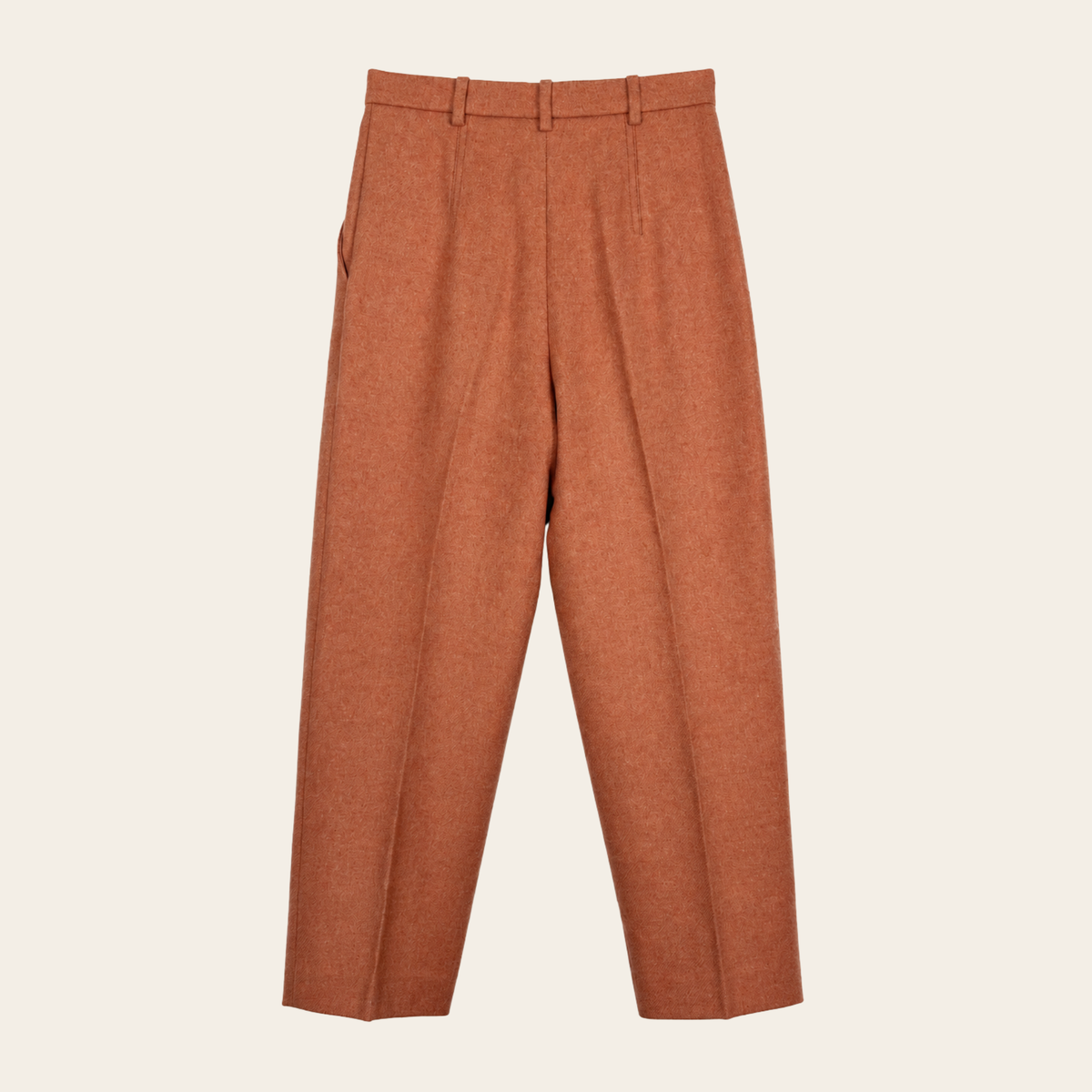 Pantalon Acne Studios Milli en laine rose poudré – Taille S