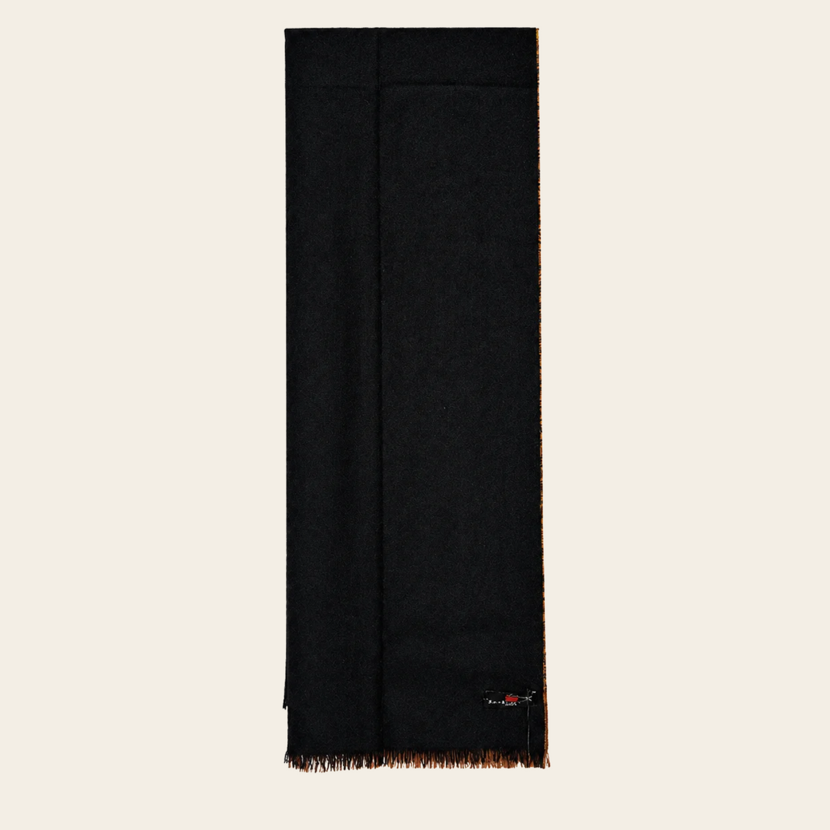 Balenciaga Paris — Écharpe vintage double face à motifs cachemire