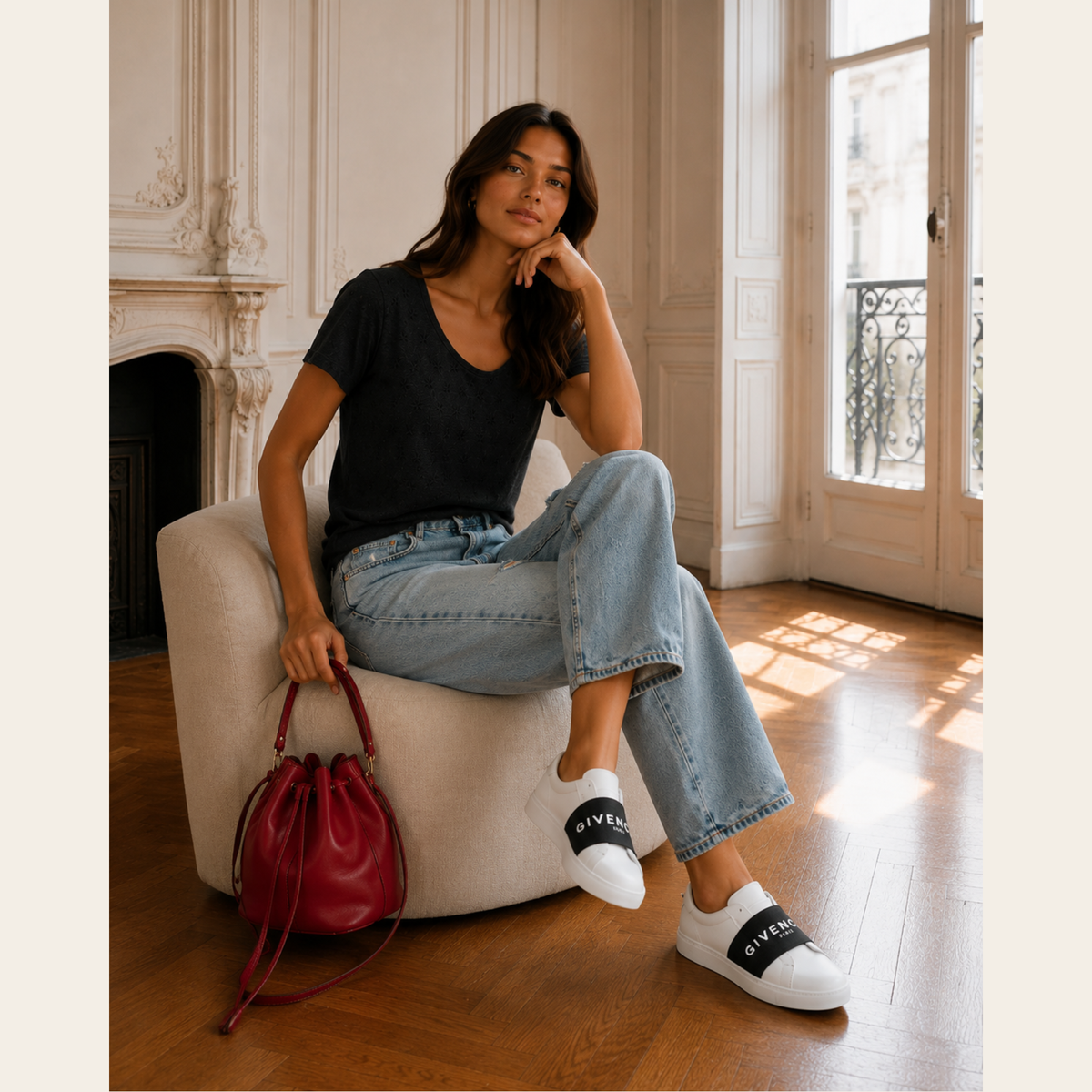 GIVENCHY - Urban Street en cuir, 35.5