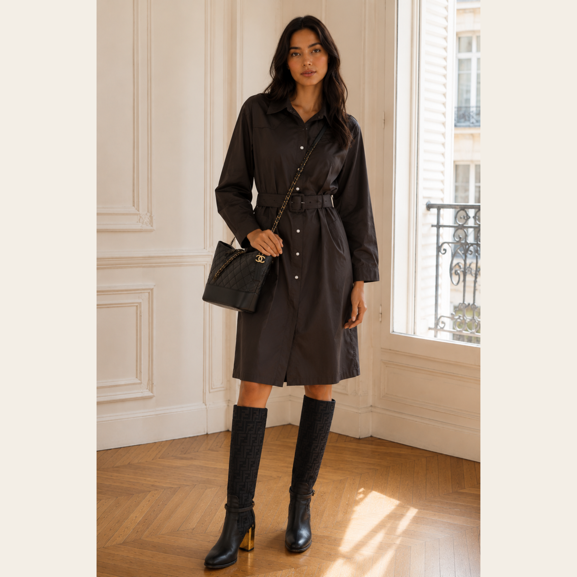 COURREGES PARIS - Robe/Manteau MEDIUM/LARGE