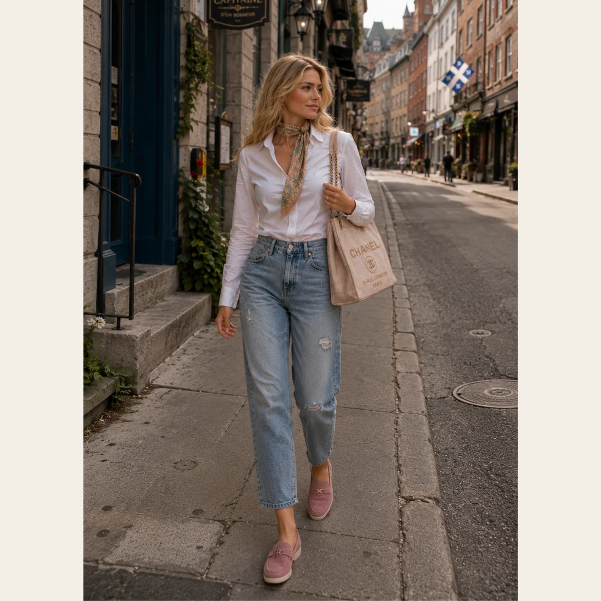LORO PIANA – Summer Walk en Daim Rose, Taille 39