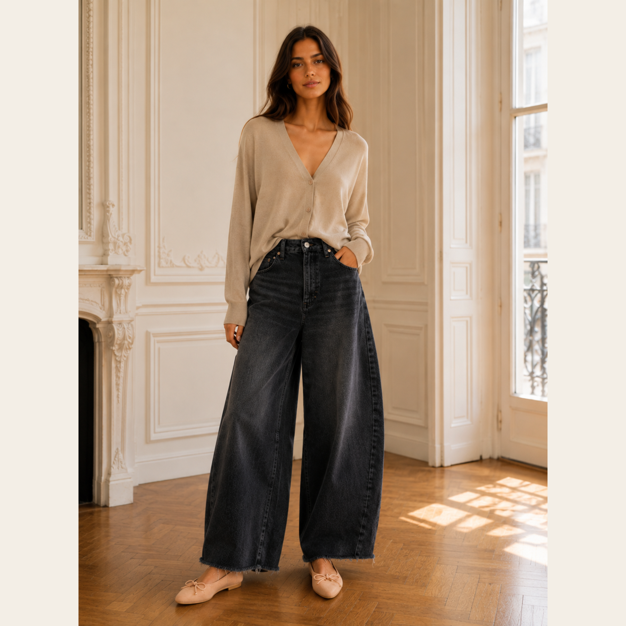 MAJESTIC FILATURES – Cardigan 100 % Cachemire, Taille L (Taille 4)