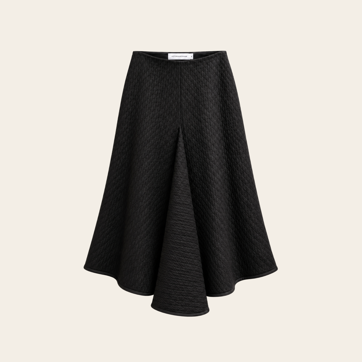 VICTORIA BECKHAM - Asymmetric Textured Midi Skirt