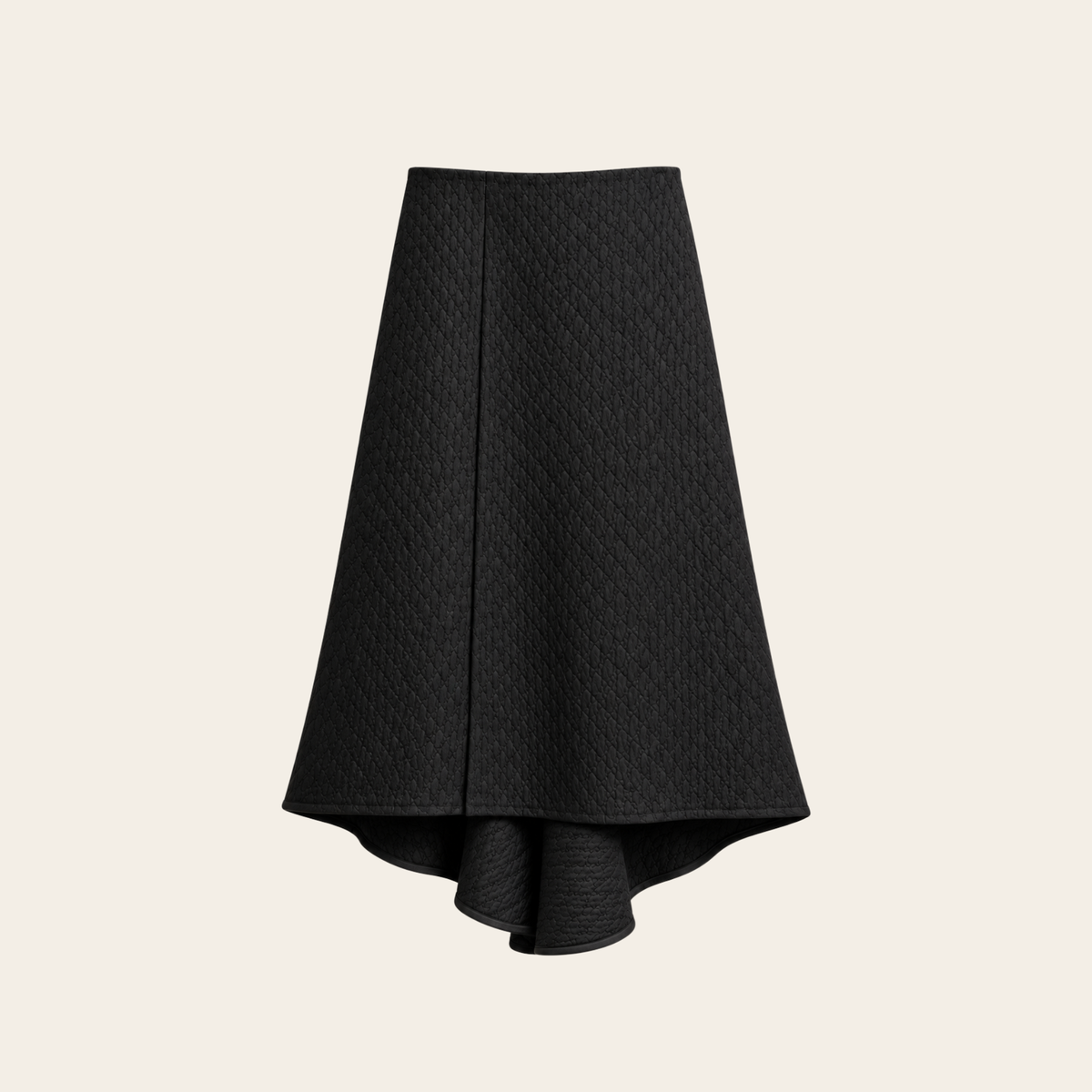 VICTORIA BECKHAM - Asymmetric Textured Midi Skirt