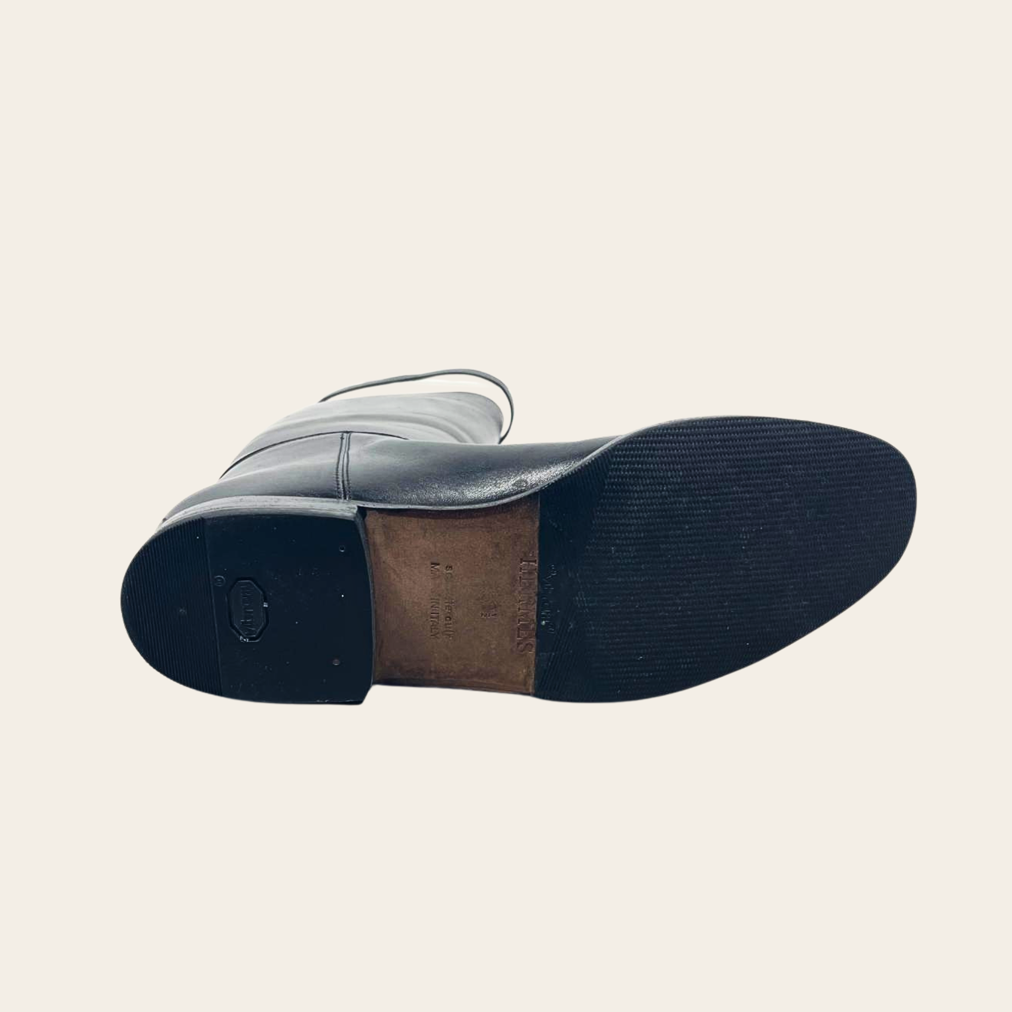 HERMÈS – Bottes Jumping Noir, 39.5