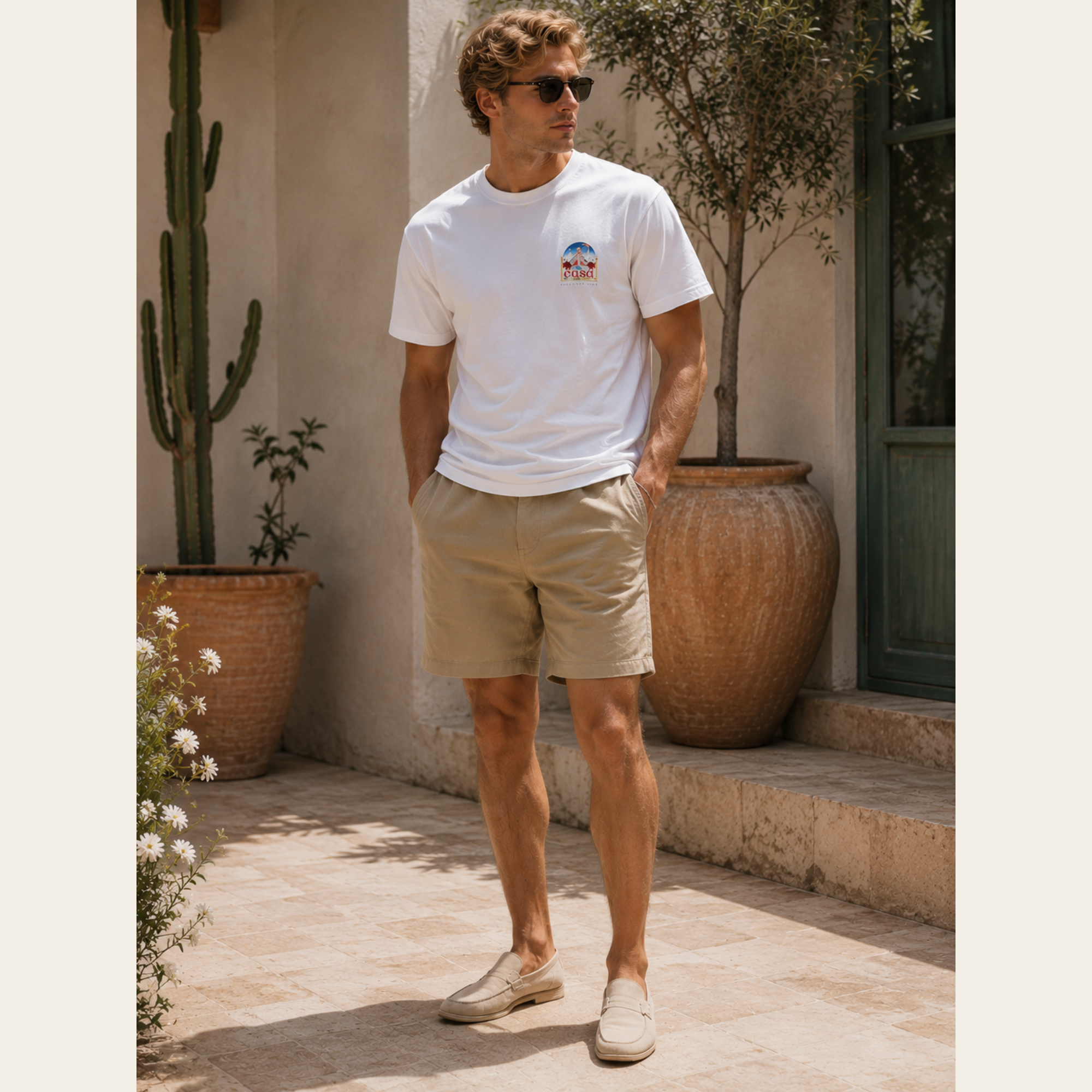 CASABLANCA - Vue De L'Arche Printed T-Shirt, taille M